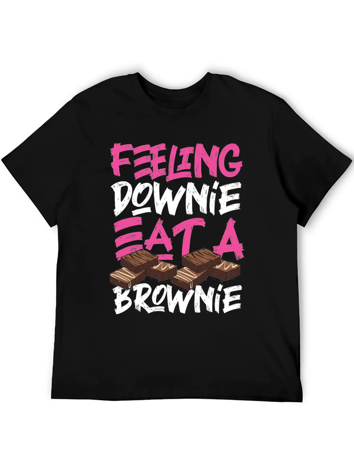 Bake Baking Brownie Pun Feeling Lightweight Cotton T-Shirt – Daily Comfort Graphic Shirt