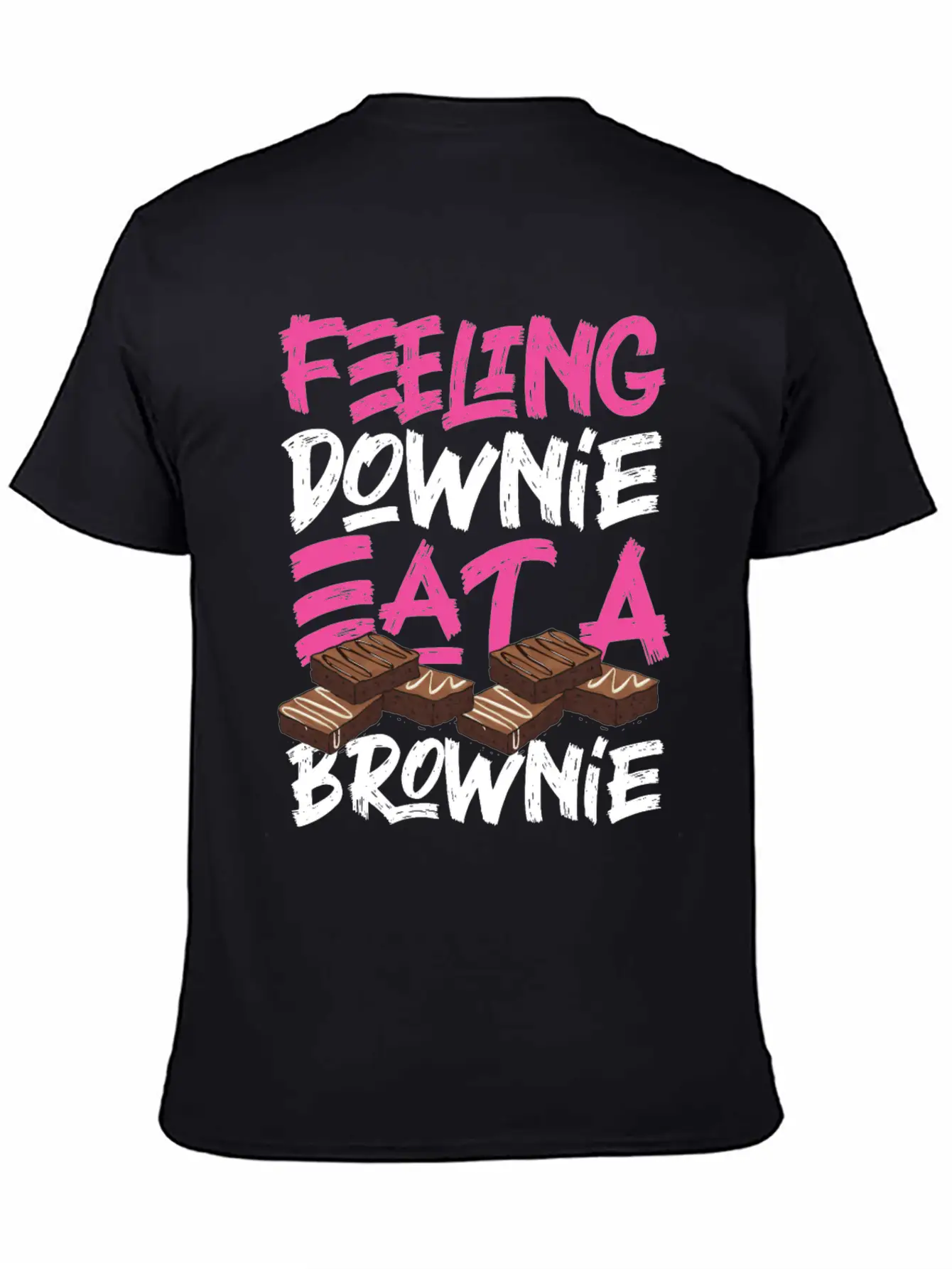 Bake Baking Brownie Pun Feeling Lightweight Cotton T-Shirt – Daily Comfort Graphic Shirt