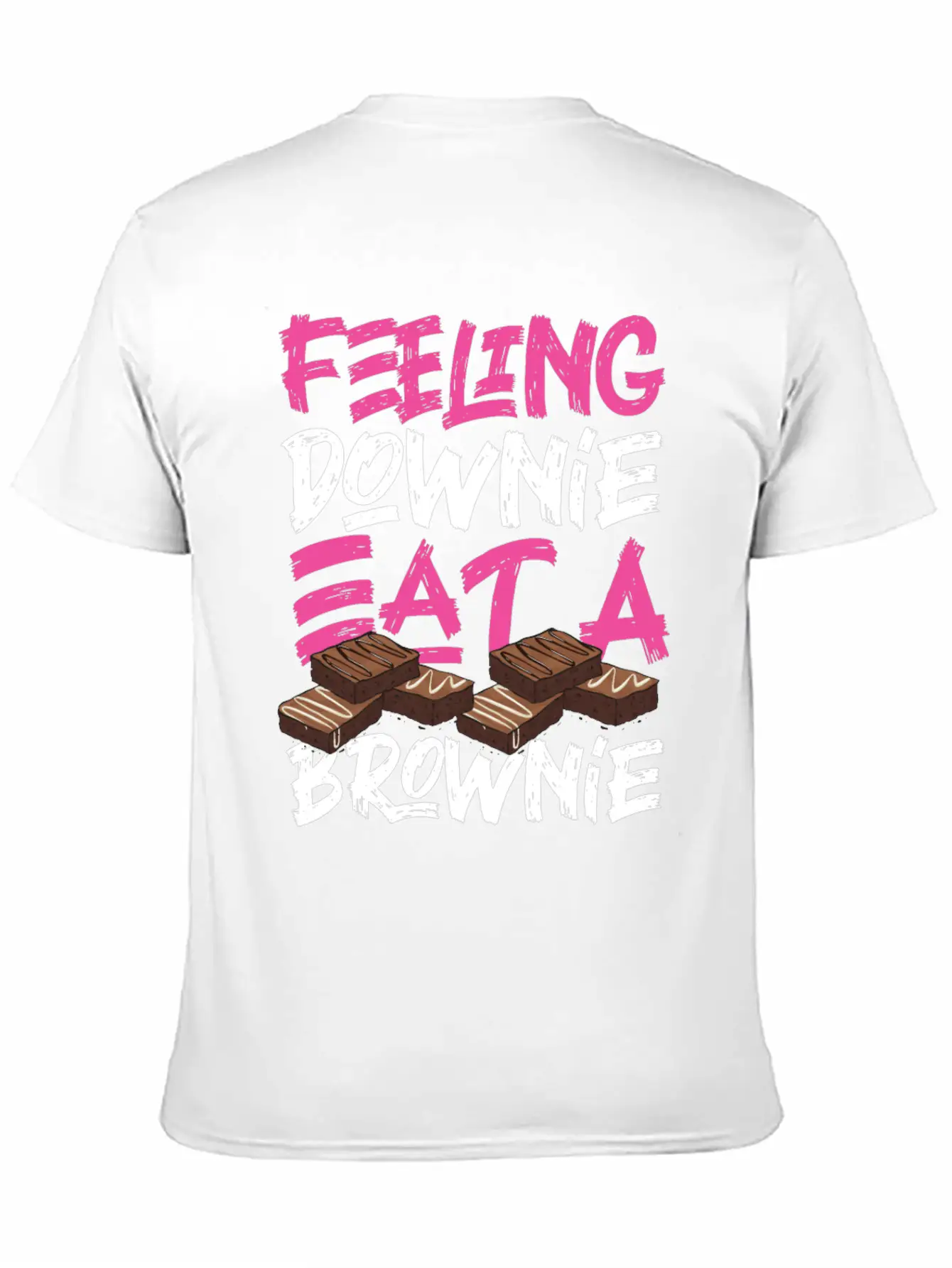 Bake Baking Brownie Pun Feeling Lightweight Cotton T-Shirt – Daily Comfort Graphic Shirt