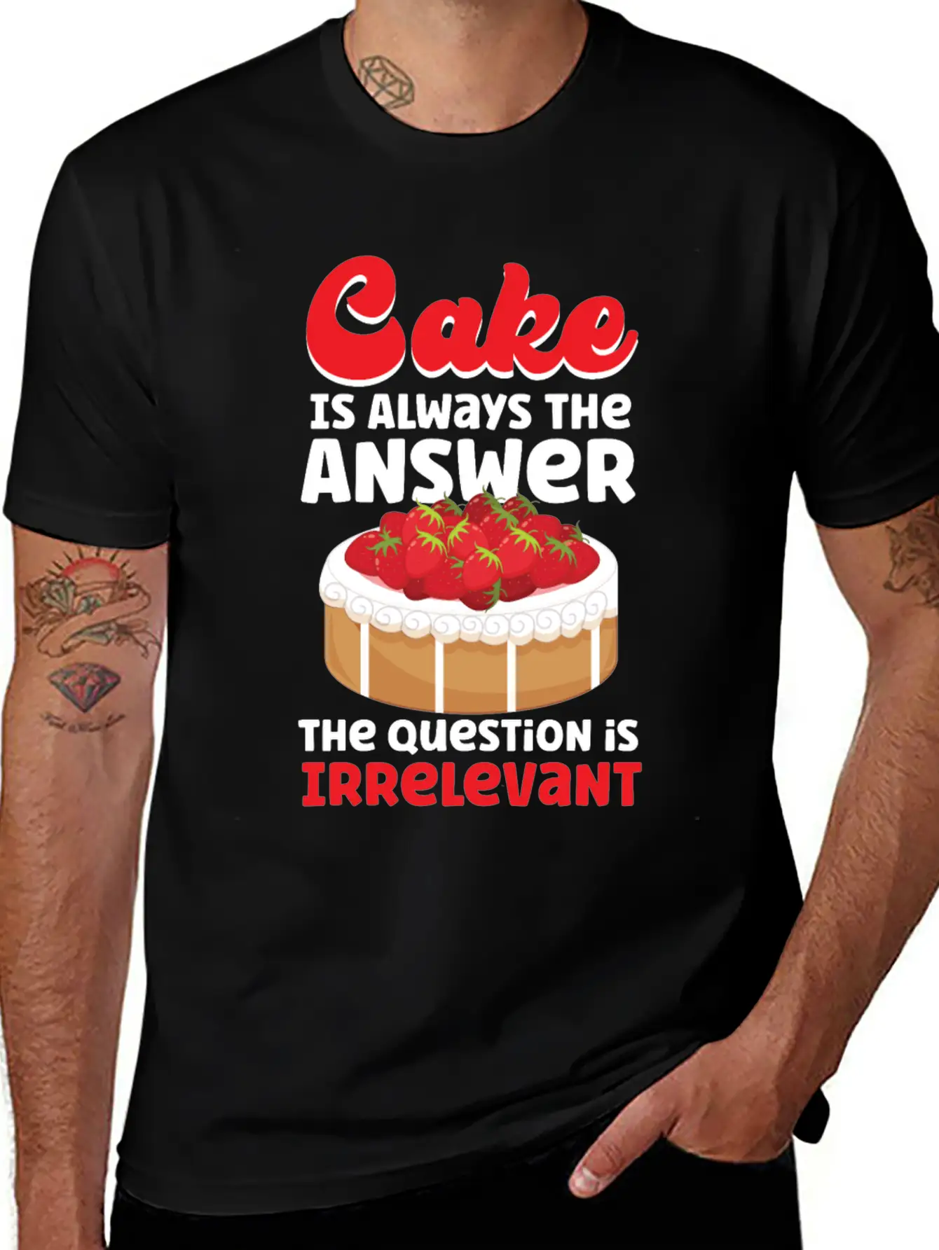 Bake Baking Cake Cake Is Always Soft Cotton Short Sleeve Tee – Unisex Wardrobe Staple
