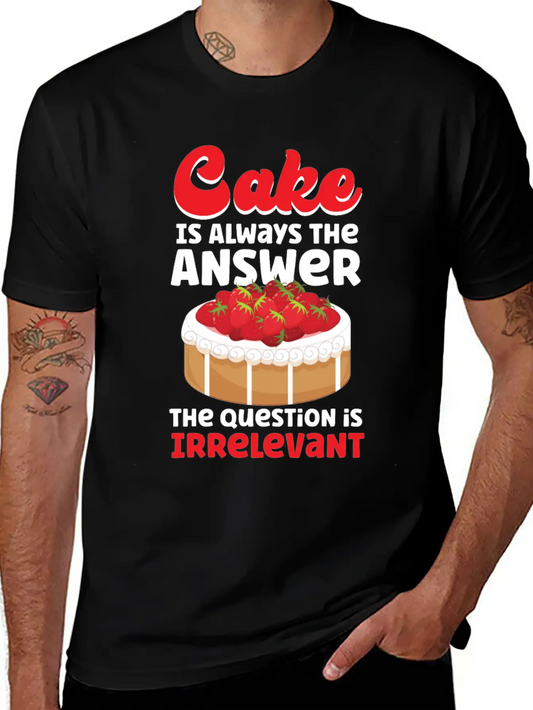 Bake Baking Cake Cake Is Always Soft Cotton Short Sleeve Tee – Unisex Wardrobe Staple