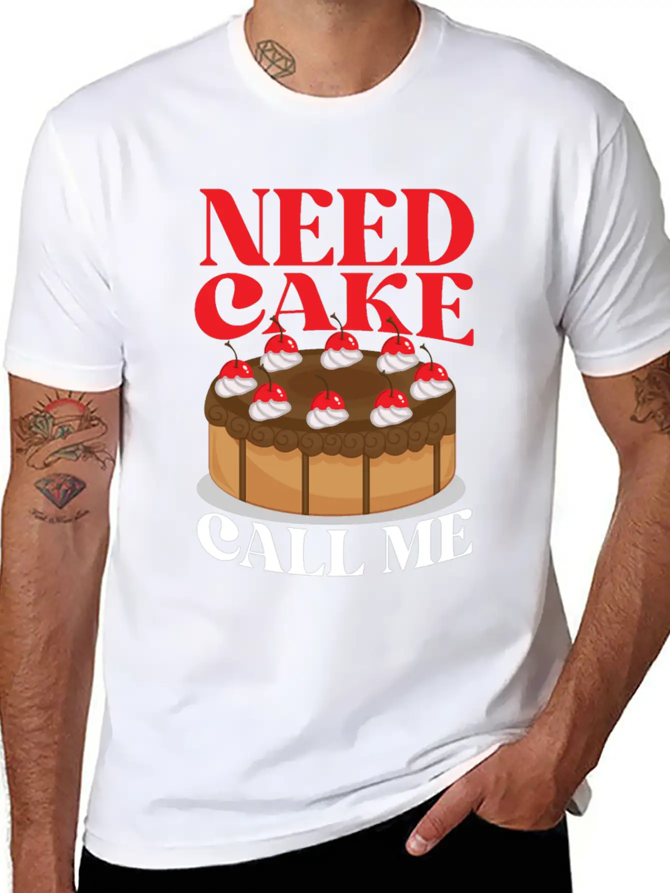 Bake Baking Cake Need Cake Call Me Unisex Casual T-Shirt – Clean Design For Daily Comfort