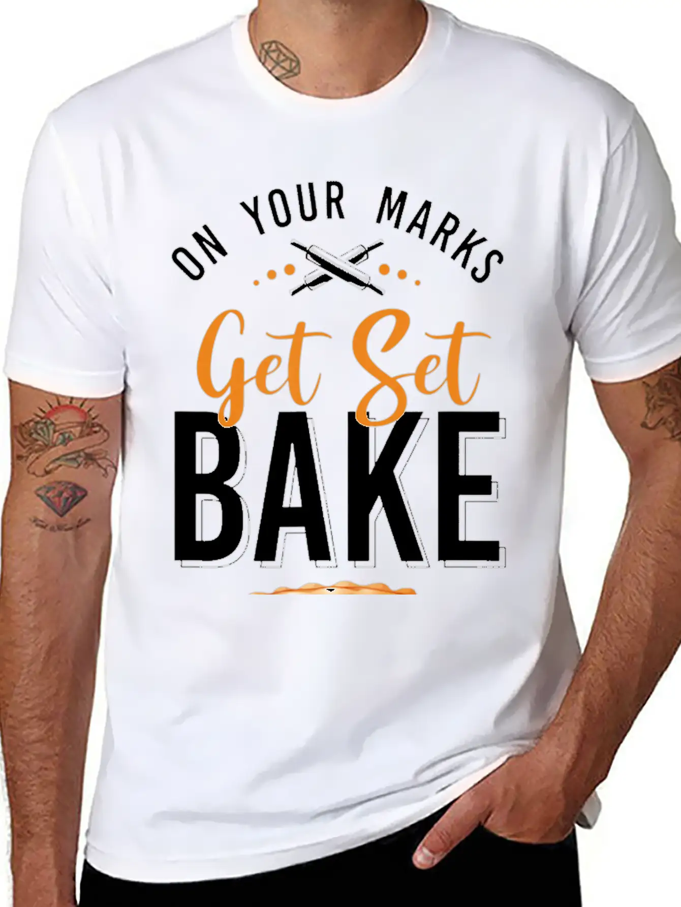 Bake Baking Cake Pie Modern Fit Casual T-Shirt – Clean And Versatile Design