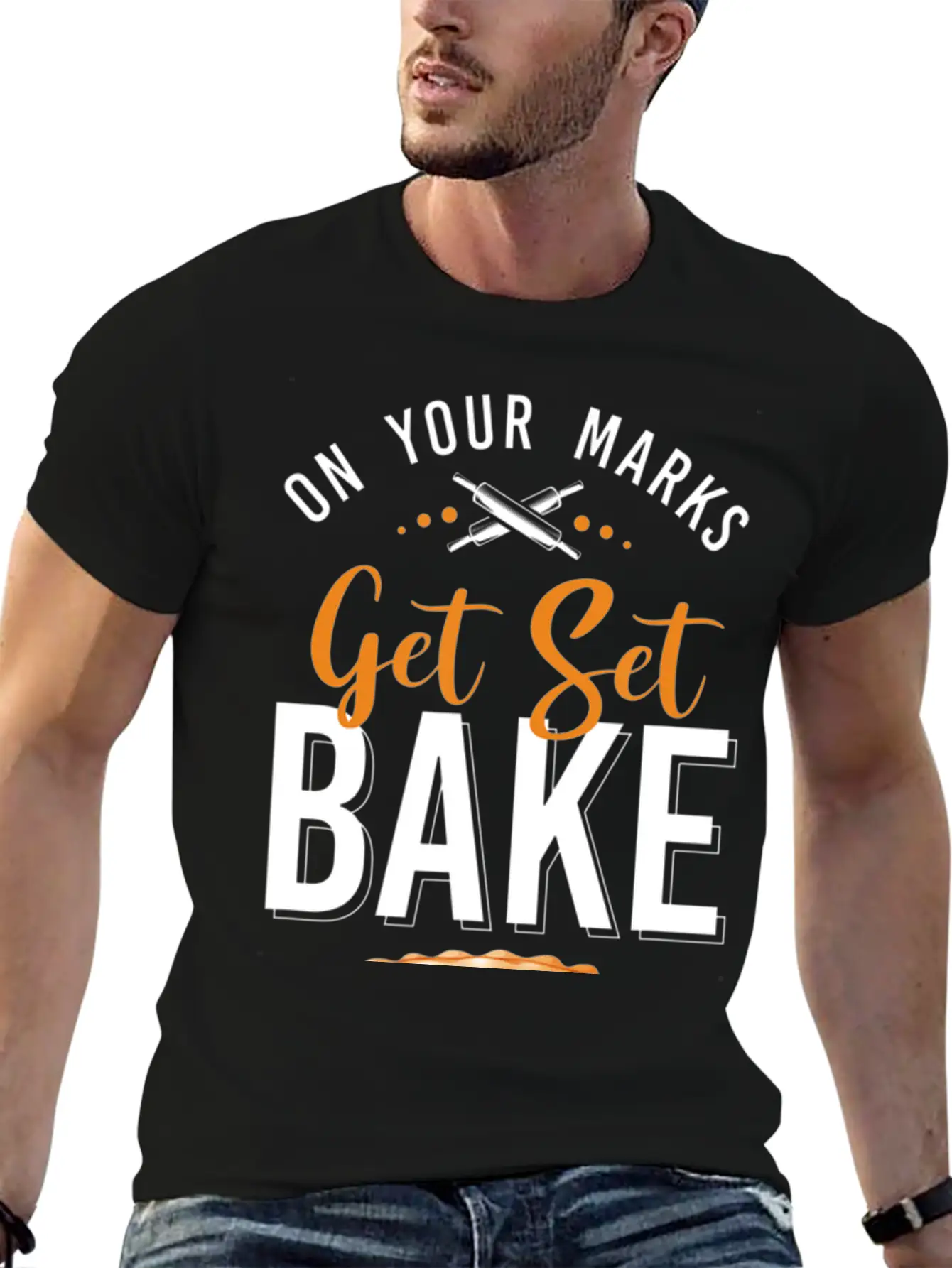 Bake Baking Cake Pie Modern Fit Casual T-Shirt – Clean And Versatile Design