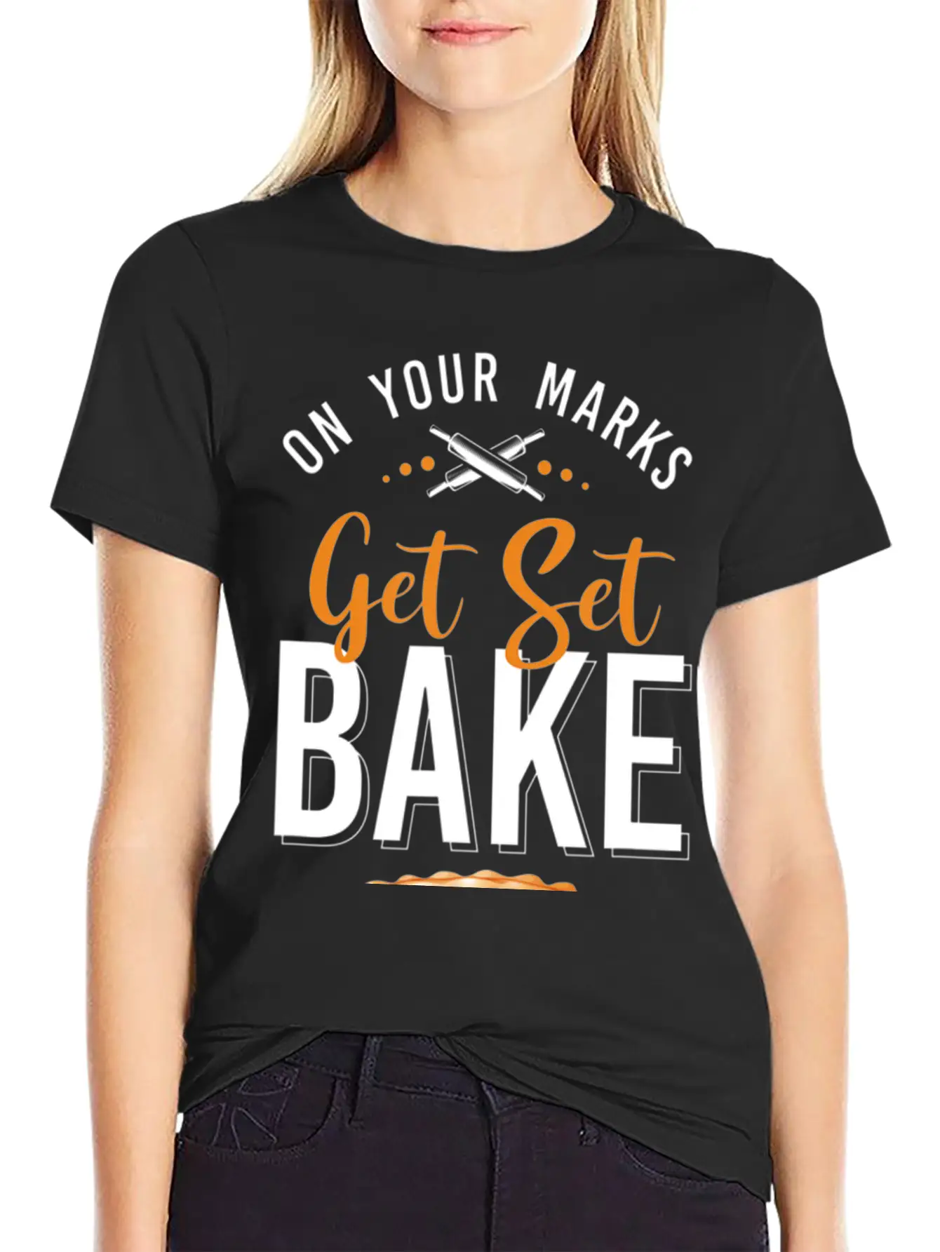 Bake Baking Cake Pie Modern Fit Casual T-Shirt – Clean And Versatile Design