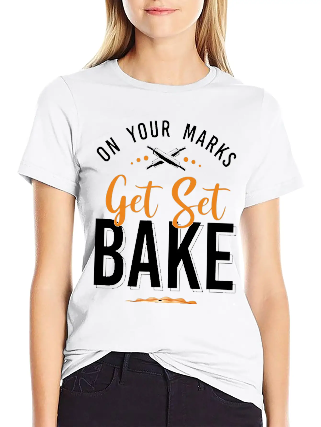 Bake Baking Cake Pie Modern Fit Casual T-Shirt – Clean And Versatile Design