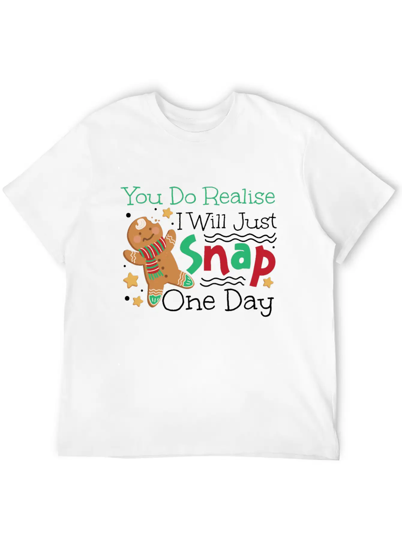 Bake Baking Christmas Gingerbread Soft Cotton Short Sleeve Tee – Unisex Wardrobe Staple