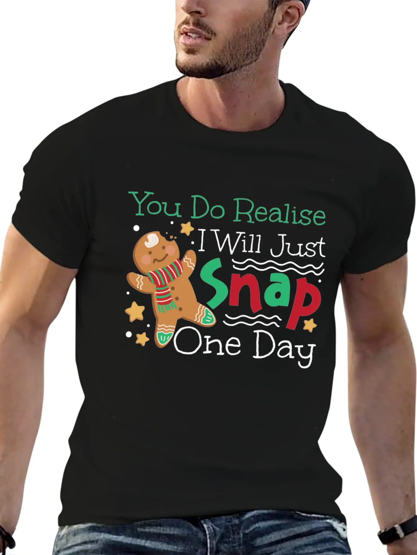 Bake Baking Christmas Gingerbread Soft Cotton Short Sleeve Tee – Unisex Wardrobe Staple