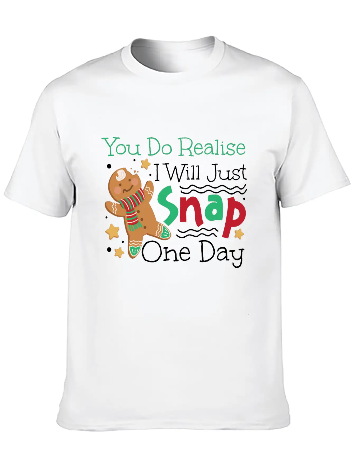 Bake Baking Christmas Gingerbread Soft Cotton Short Sleeve Tee – Unisex Wardrobe Staple