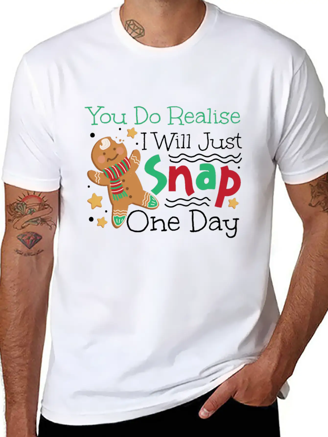 Bake Baking Christmas Gingerbread Soft Cotton Short Sleeve Tee – Unisex Wardrobe Staple