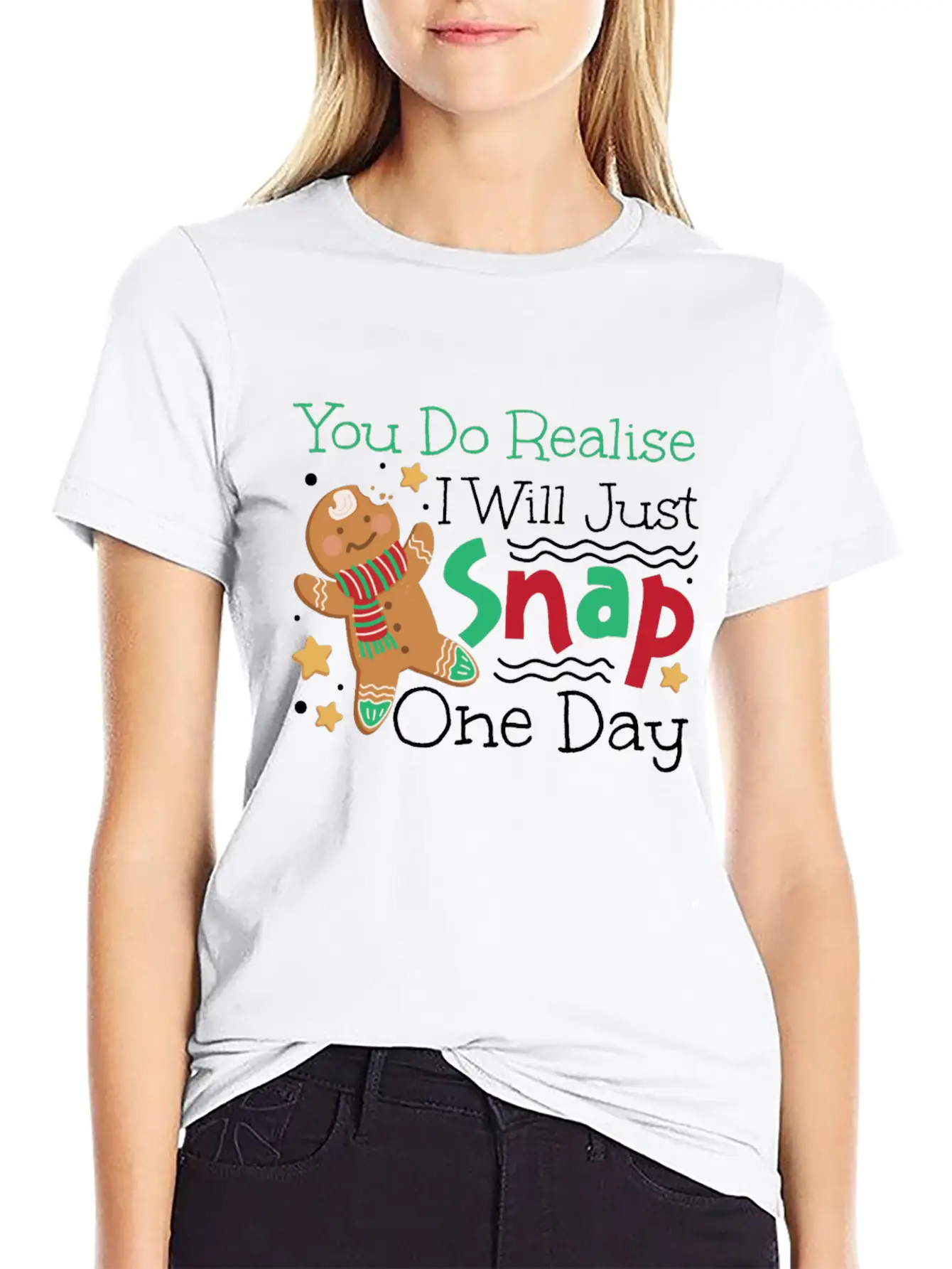 Bake Baking Christmas Gingerbread Soft Cotton Short Sleeve Tee – Unisex Wardrobe Staple