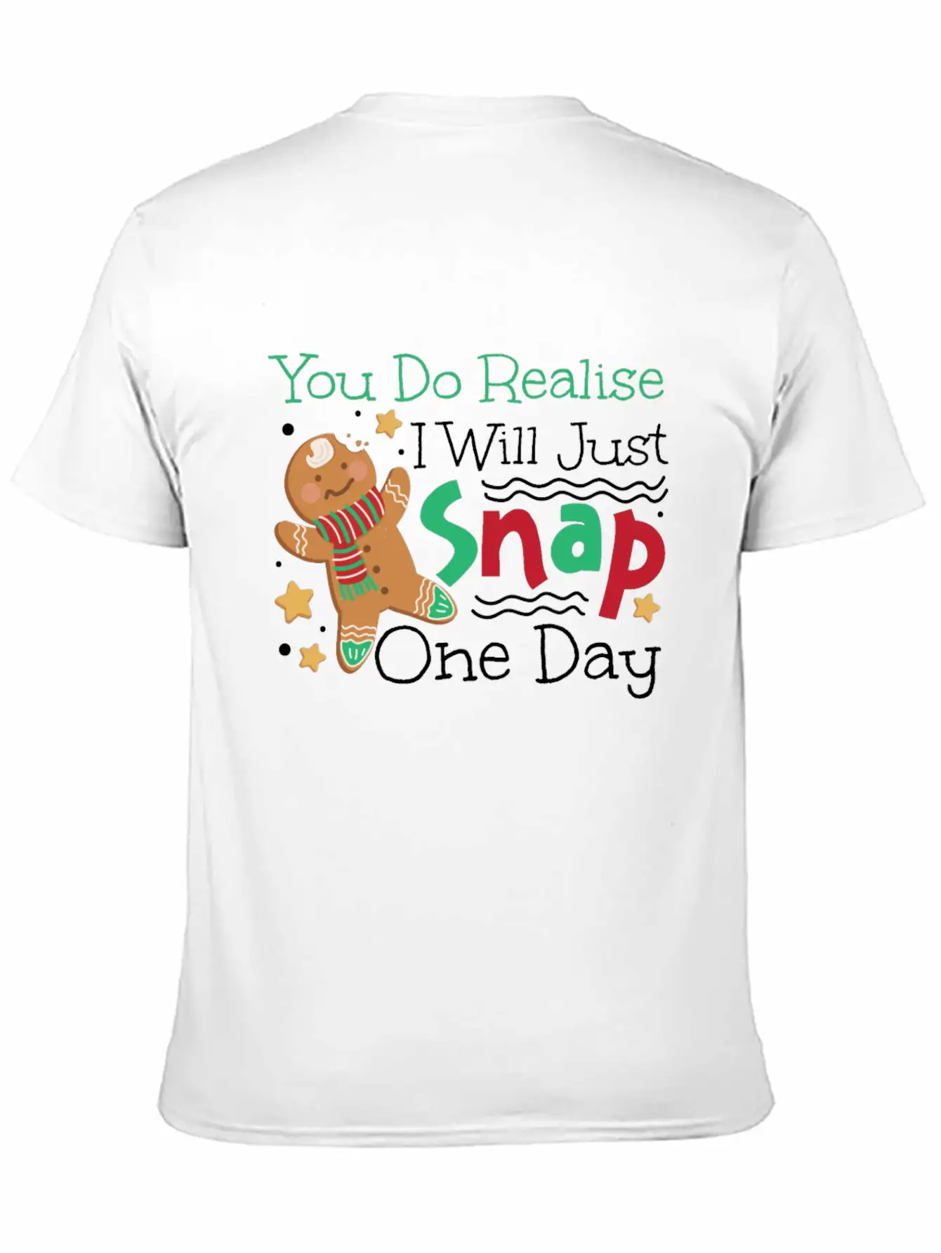 Bake Baking Christmas Gingerbread Soft Cotton Short Sleeve Tee – Unisex Wardrobe Staple
