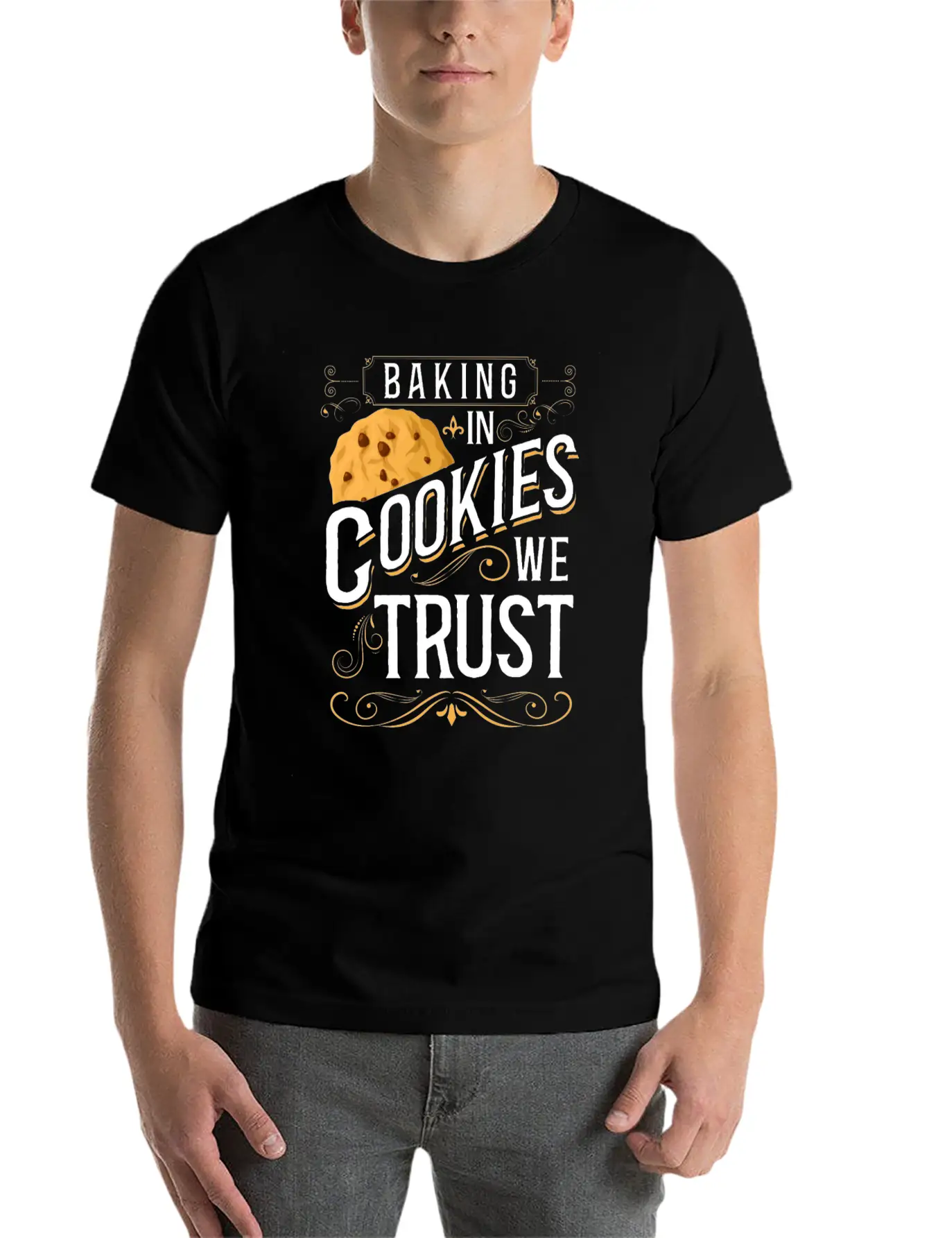 Bake Baking Cookie In Cookies We Classic Fit Graphic Tee For Daily Comfort – Unisex Cotton Shirt