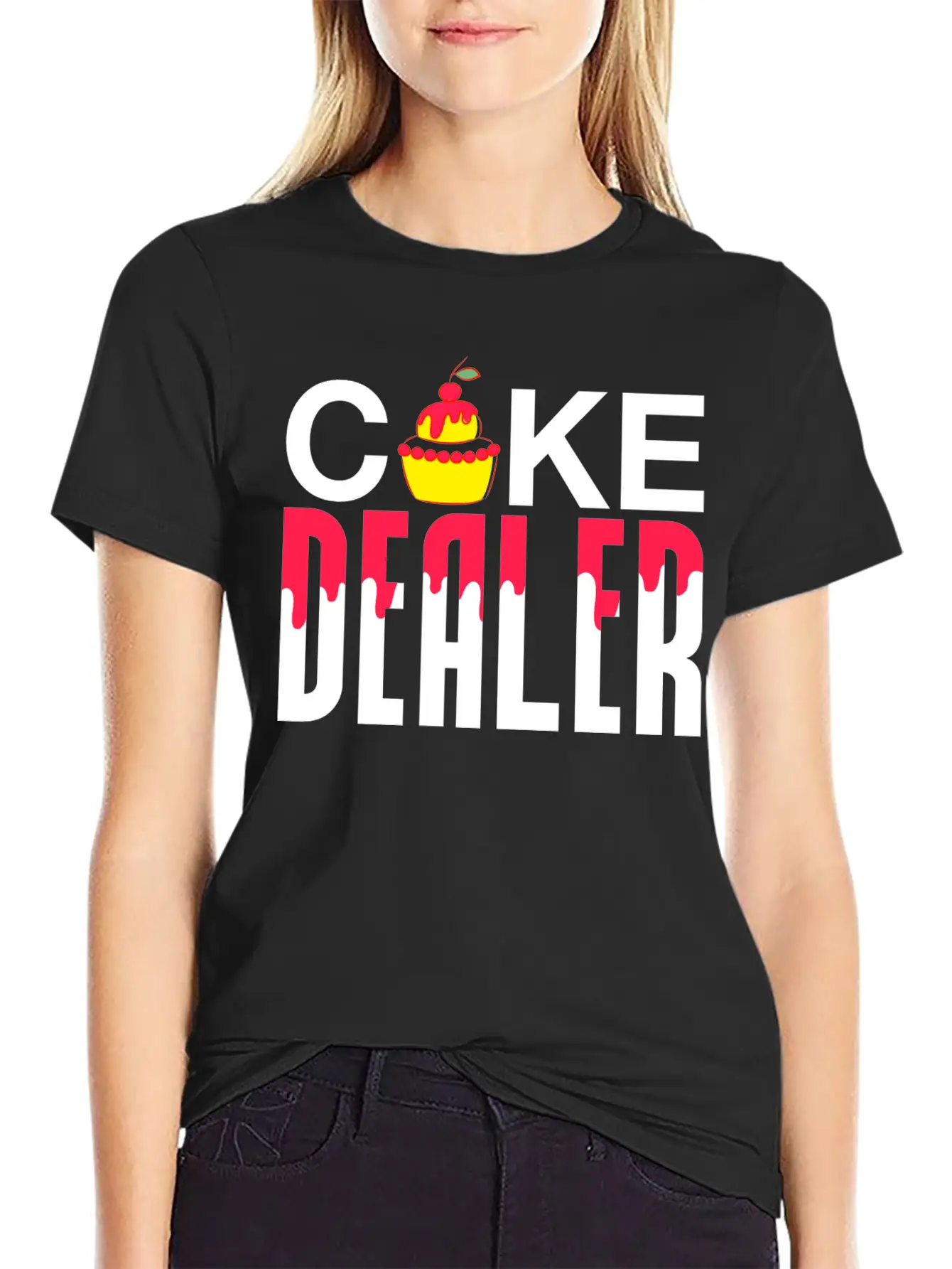 Baker Baking Bakery Bake Bread Cupcake Cake Gift Lightweight Cotton T-Shirt – Daily Comfort Graphic Shirt