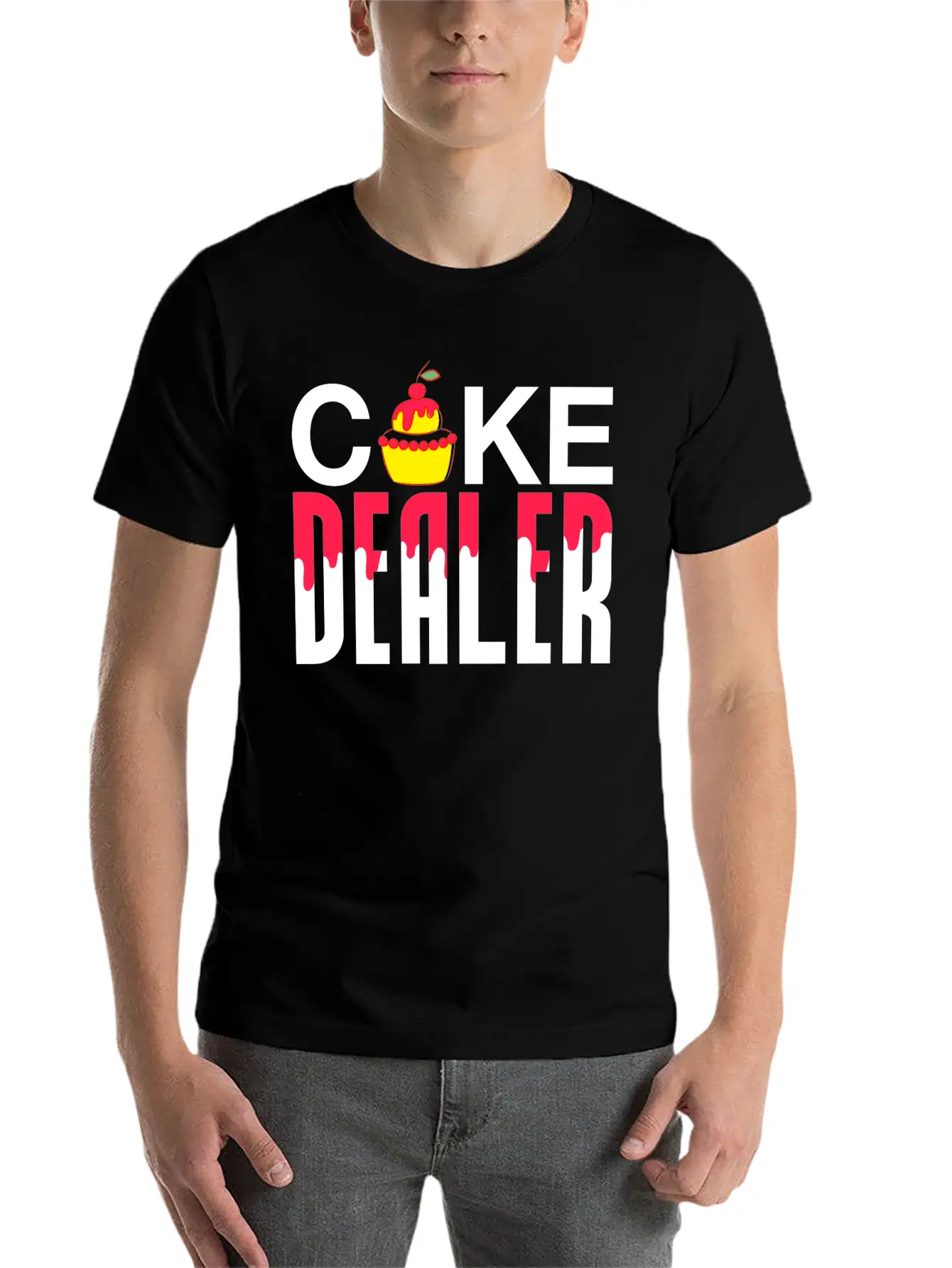 Baker Baking Bakery Bake Bread Cupcake Cake Gift Lightweight Cotton T-Shirt – Daily Comfort Graphic Shirt
