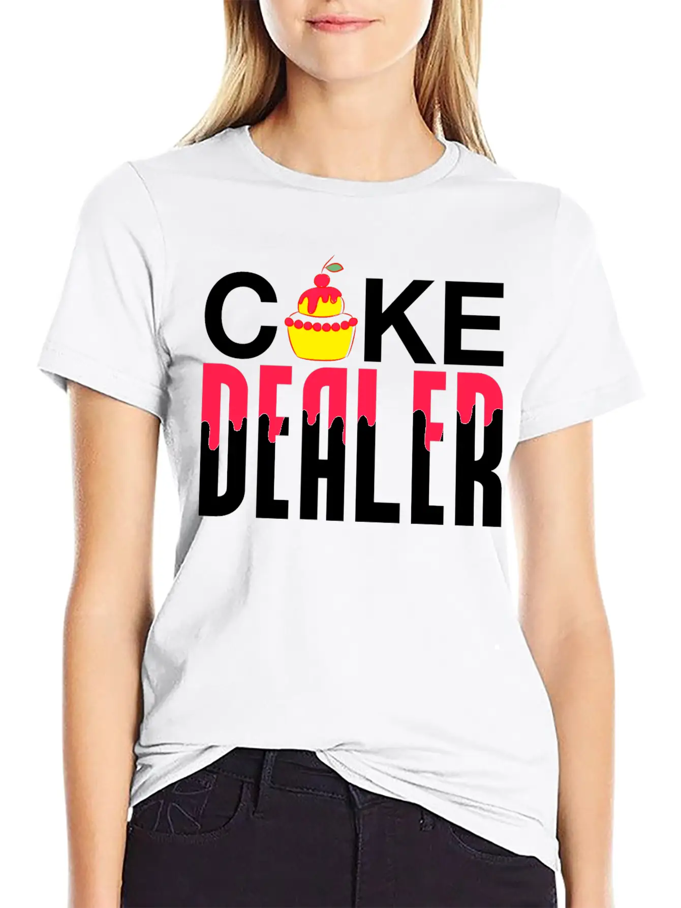 Baker Baking Bakery Bake Bread Cupcake Cake Gift Lightweight Cotton T-Shirt – Daily Comfort Graphic Shirt
