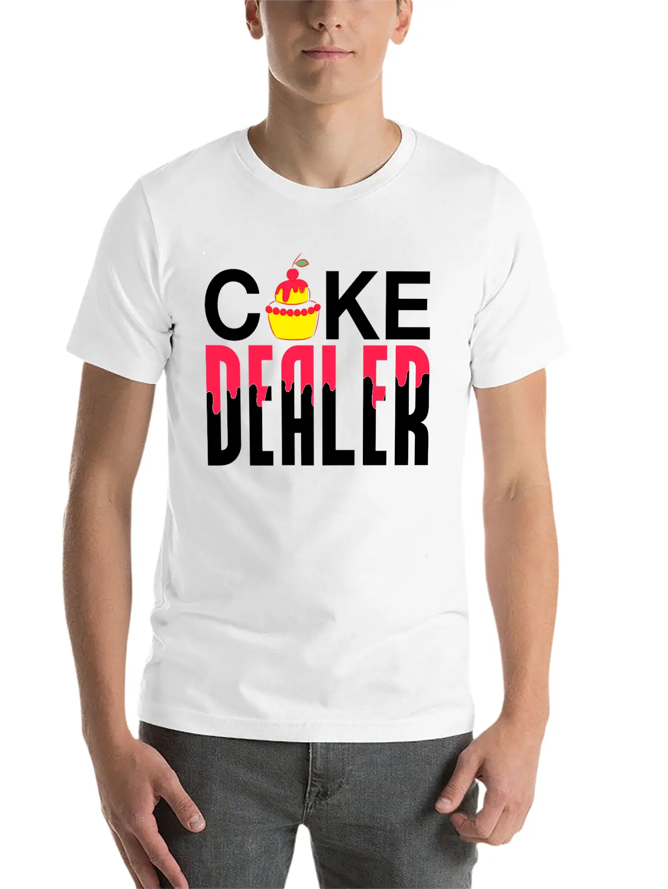 Baker Baking Bakery Bake Bread Cupcake Cake Gift Lightweight Cotton T-Shirt – Daily Comfort Graphic Shirt