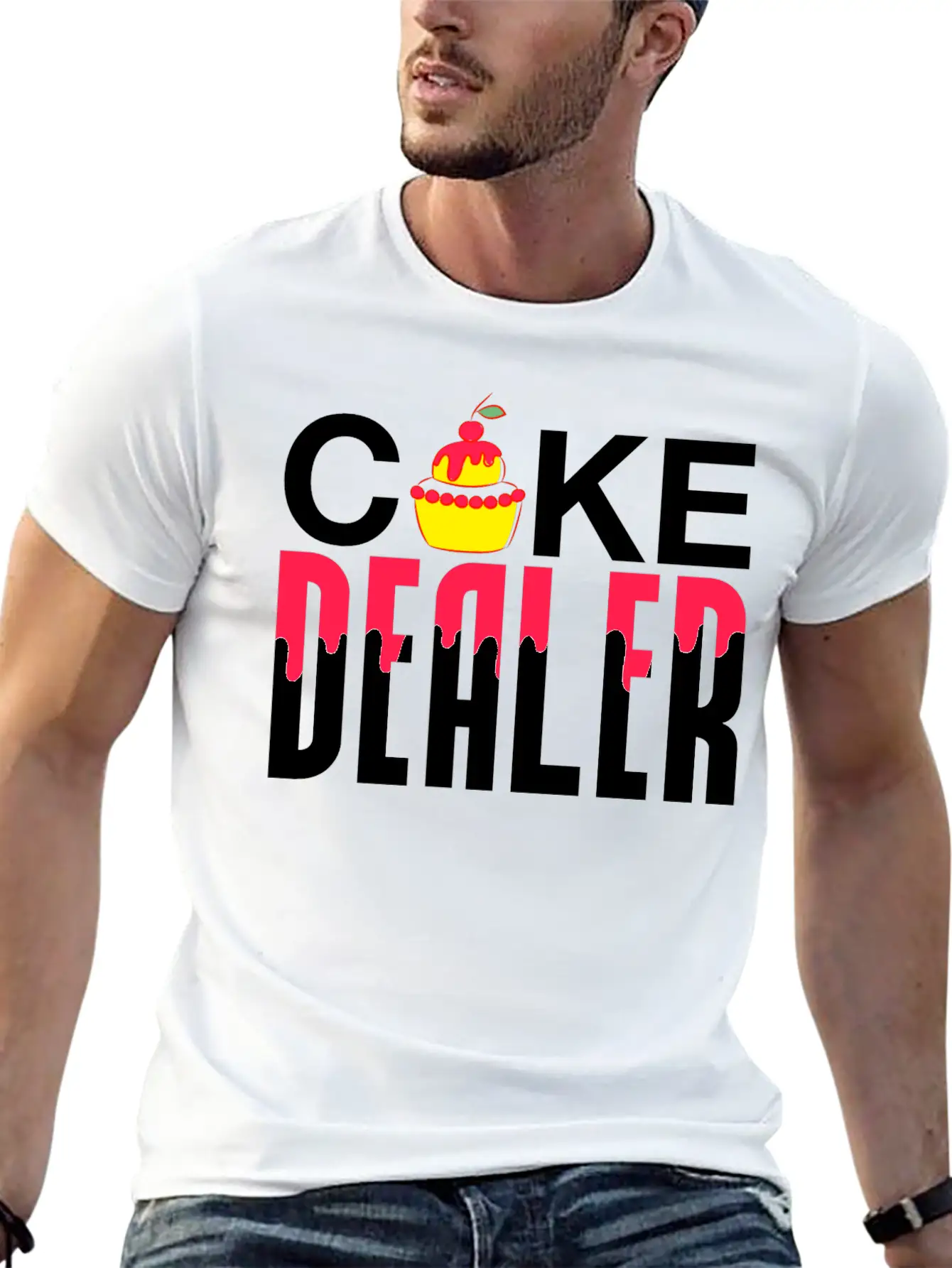 Baker Baking Bakery Bake Bread Cupcake Cake Gift Lightweight Cotton T-Shirt – Daily Comfort Graphic Shirt