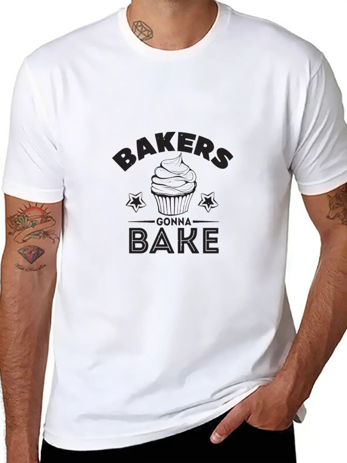 Bakers Gonna Bake Funny Baking Quote Essential Cotton Tee For Daily Outfits – Unisex Style