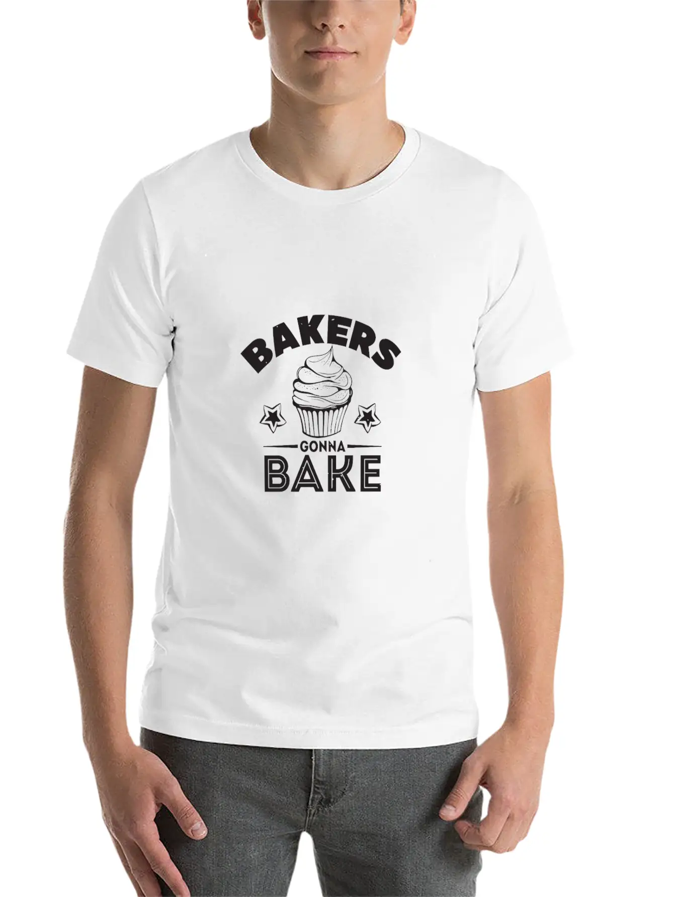 Bakers Gonna Bake Funny Baking Quote Essential Cotton Tee For Daily Outfits – Unisex Style