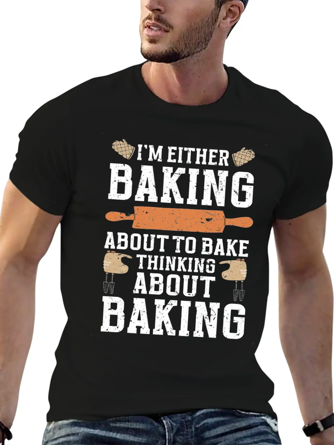 Baking Pun Bake Cook Chef Baker Modern Fit Casual T-Shirt ��� Clean And Versatile Design