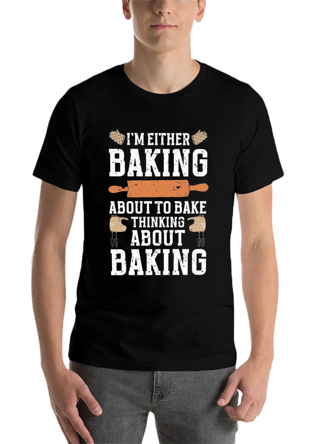 Baking Pun Bake Cook Chef Baker Modern Fit Casual T-Shirt ��� Clean And Versatile Design