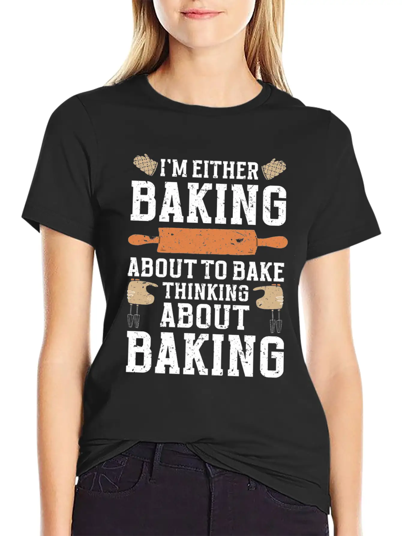 Baking Pun Bake Cook Chef Baker Modern Fit Casual T-Shirt ��� Clean And Versatile Design
