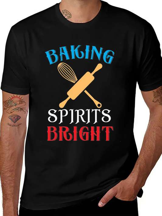 Baking Spirits Bright Essential Cotton Tee For Daily Outfits – Unisex Style