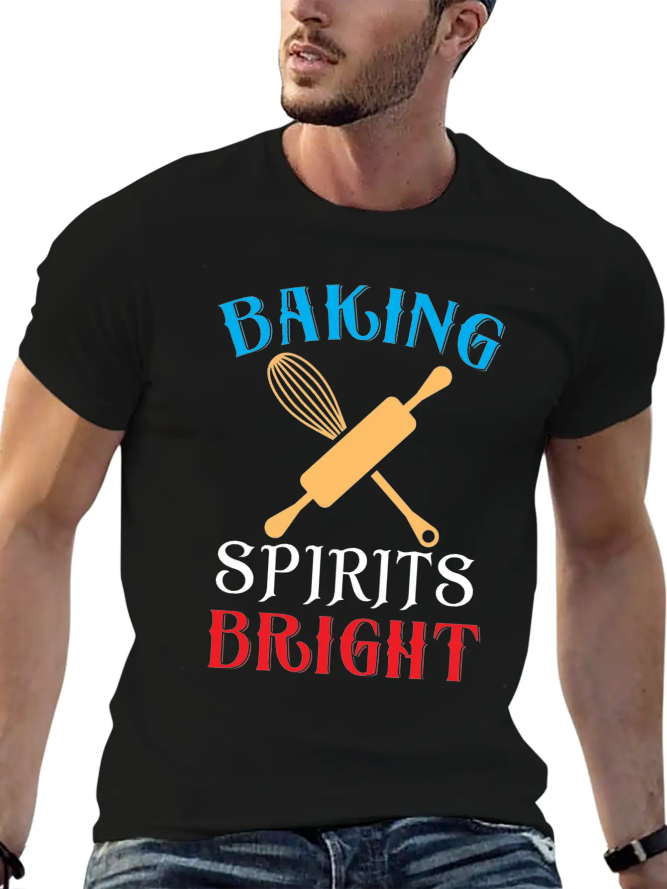 Baking Spirits Bright Essential Cotton Tee For Daily Outfits – Unisex Style