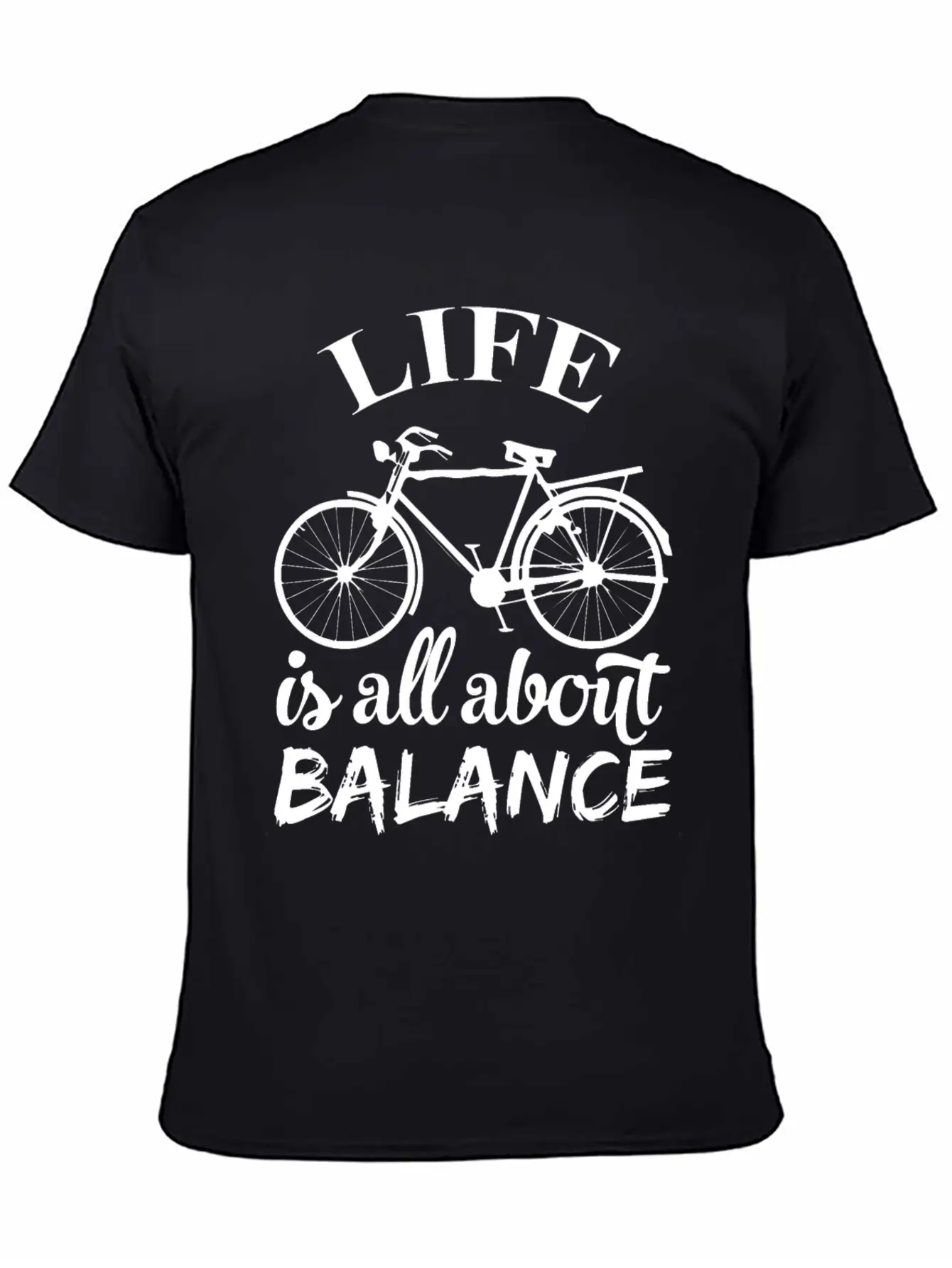 Balance Life Classic Fit Graphic Tee For Daily Comfort – Unisex Cotton Shirt