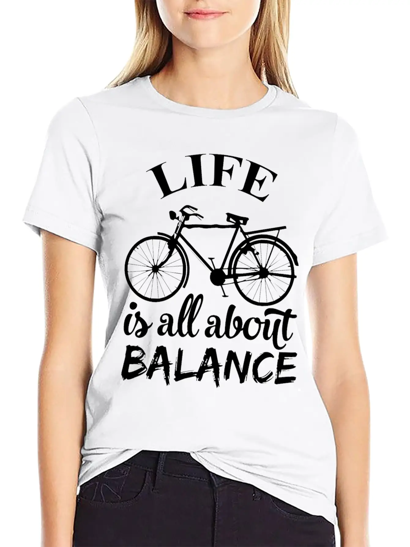 Balance Life Classic Fit Graphic Tee For Daily Comfort – Unisex Cotton Shirt