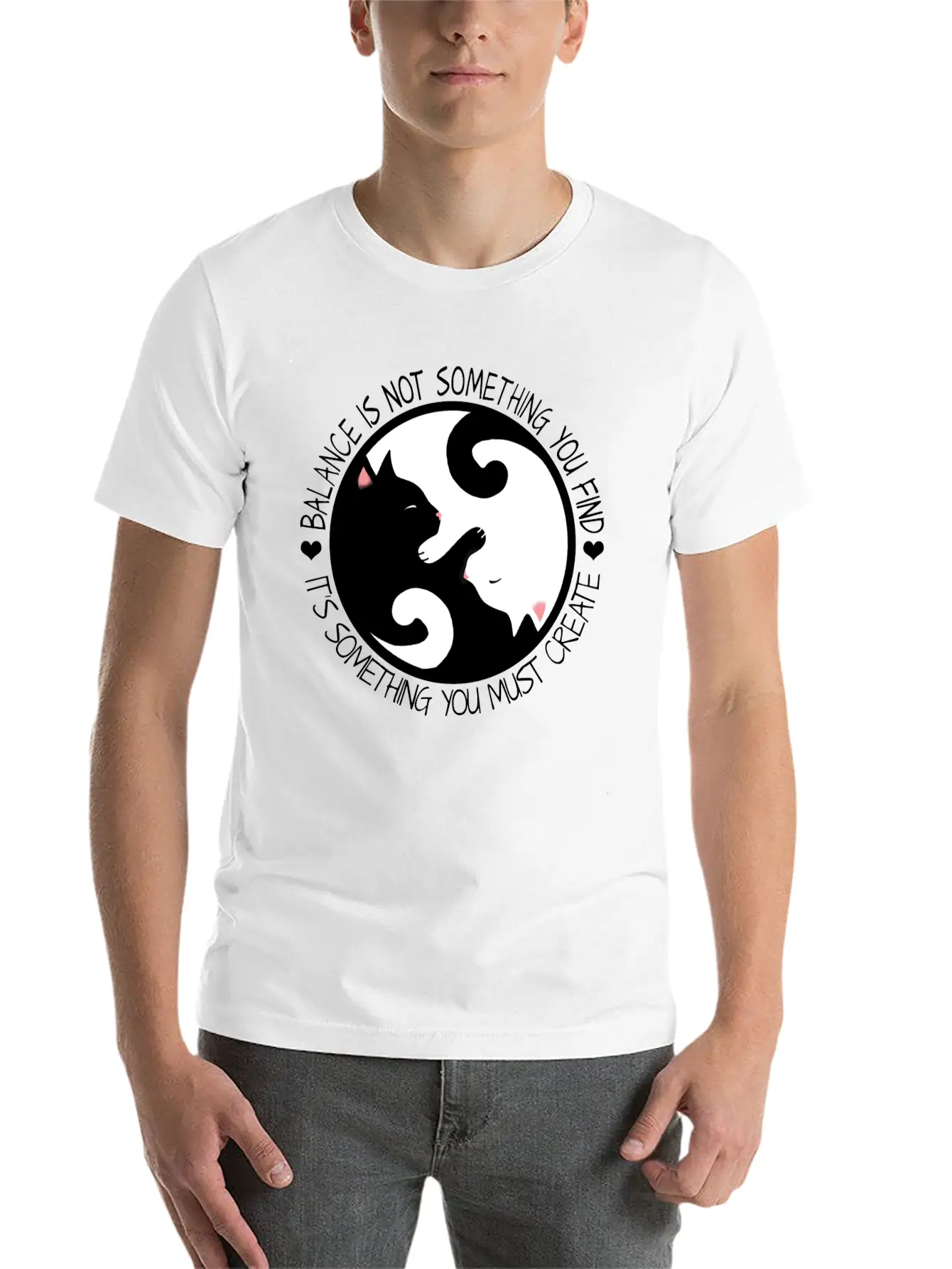 Balance Modern Fit Casual T-Shirt ��� Clean And Versatile Design