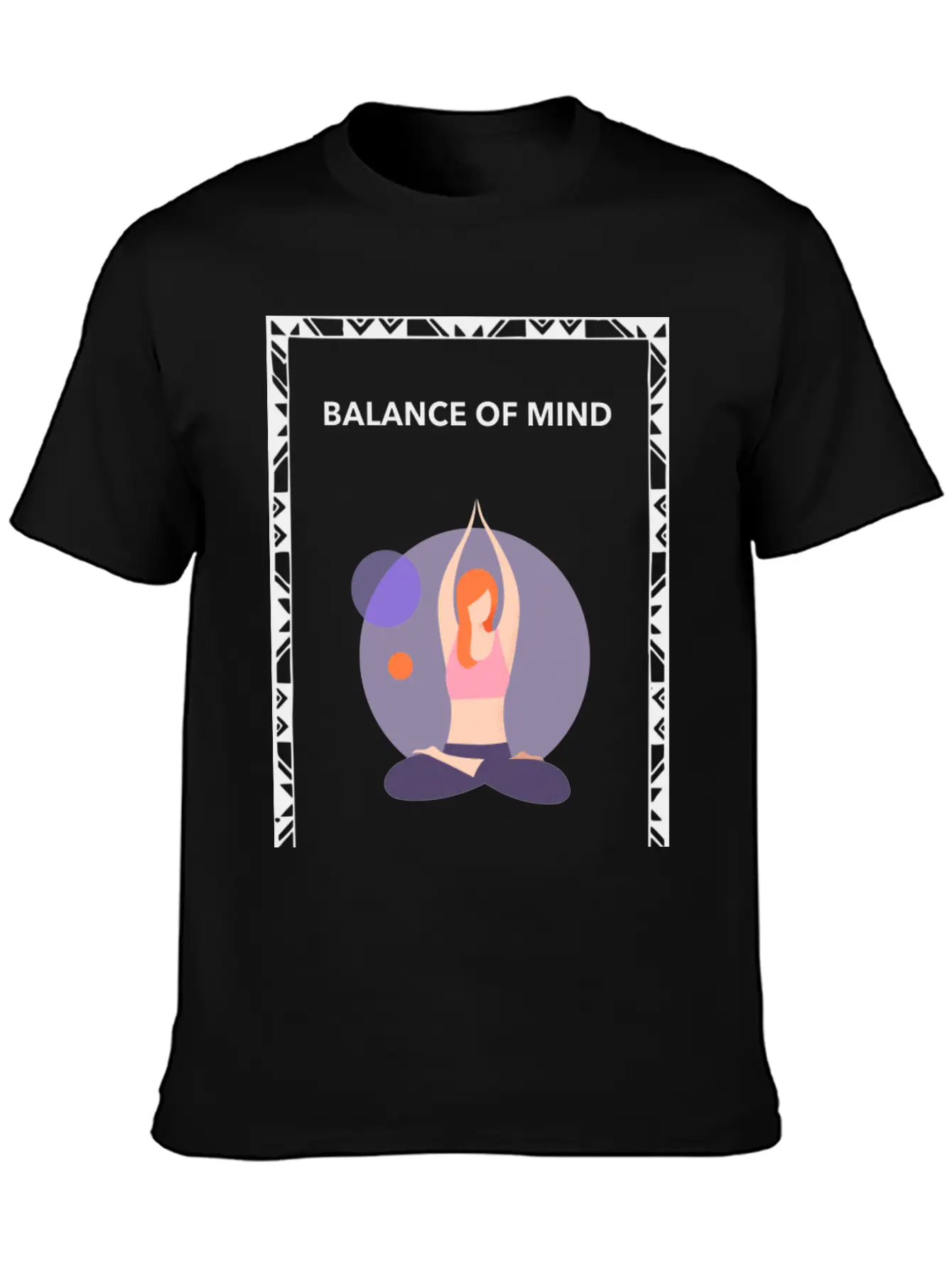 BALANCE OF MIND Unisex Casual T-Shirt – Clean Design For Daily Comfort
