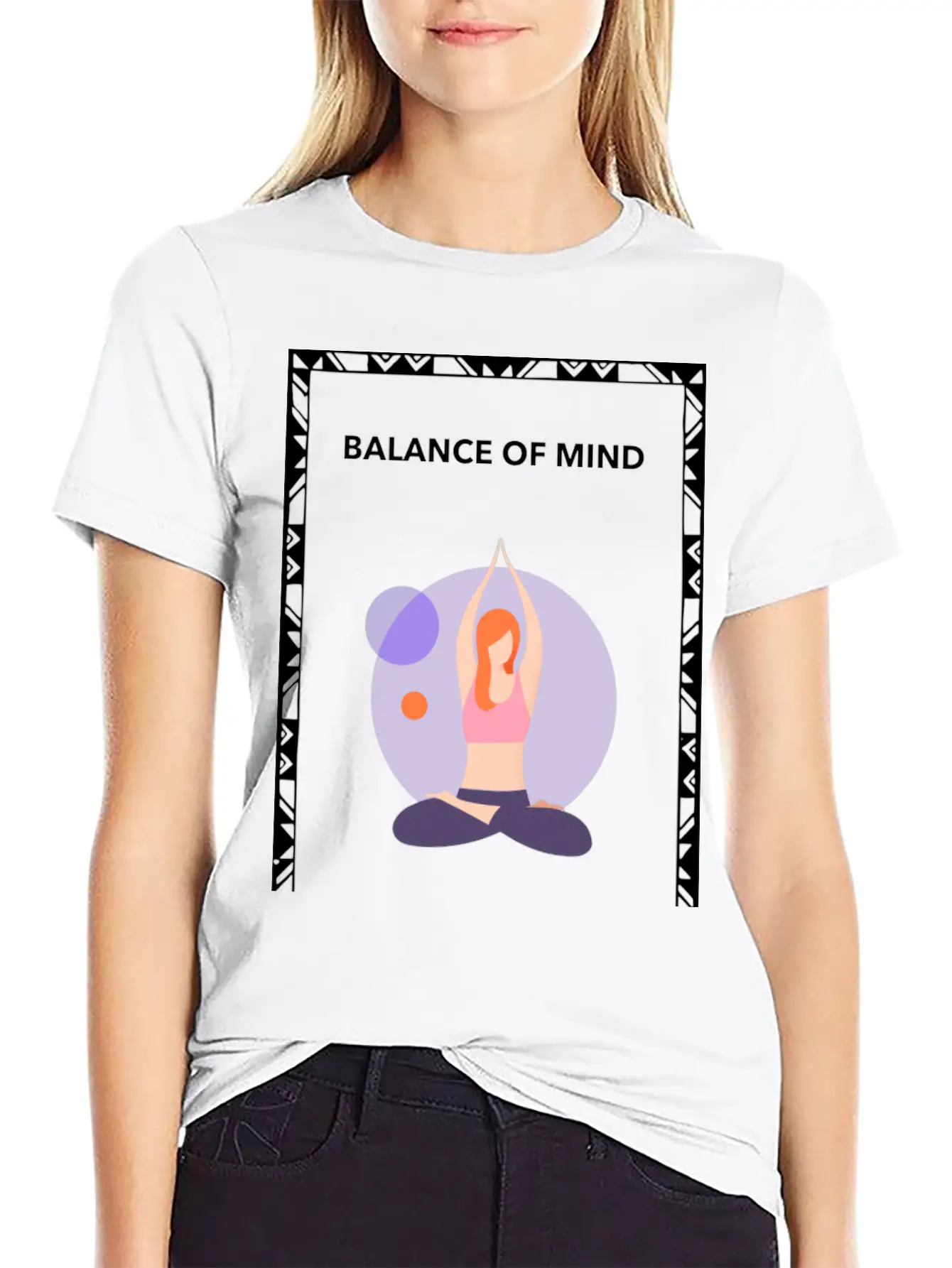 BALANCE OF MIND Unisex Casual T-Shirt – Clean Design For Daily Comfort