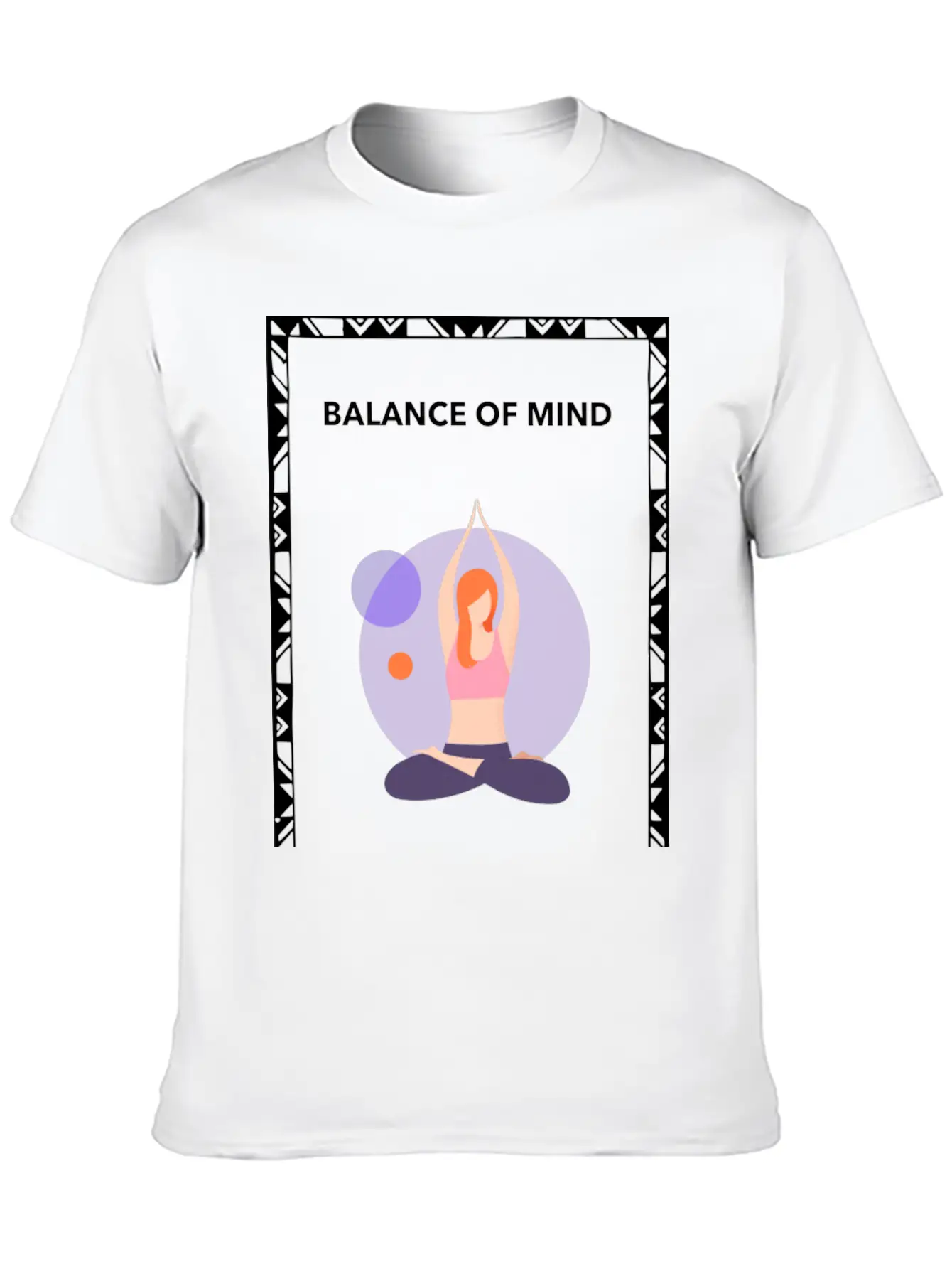 BALANCE OF MIND Unisex Casual T-Shirt – Clean Design For Daily Comfort
