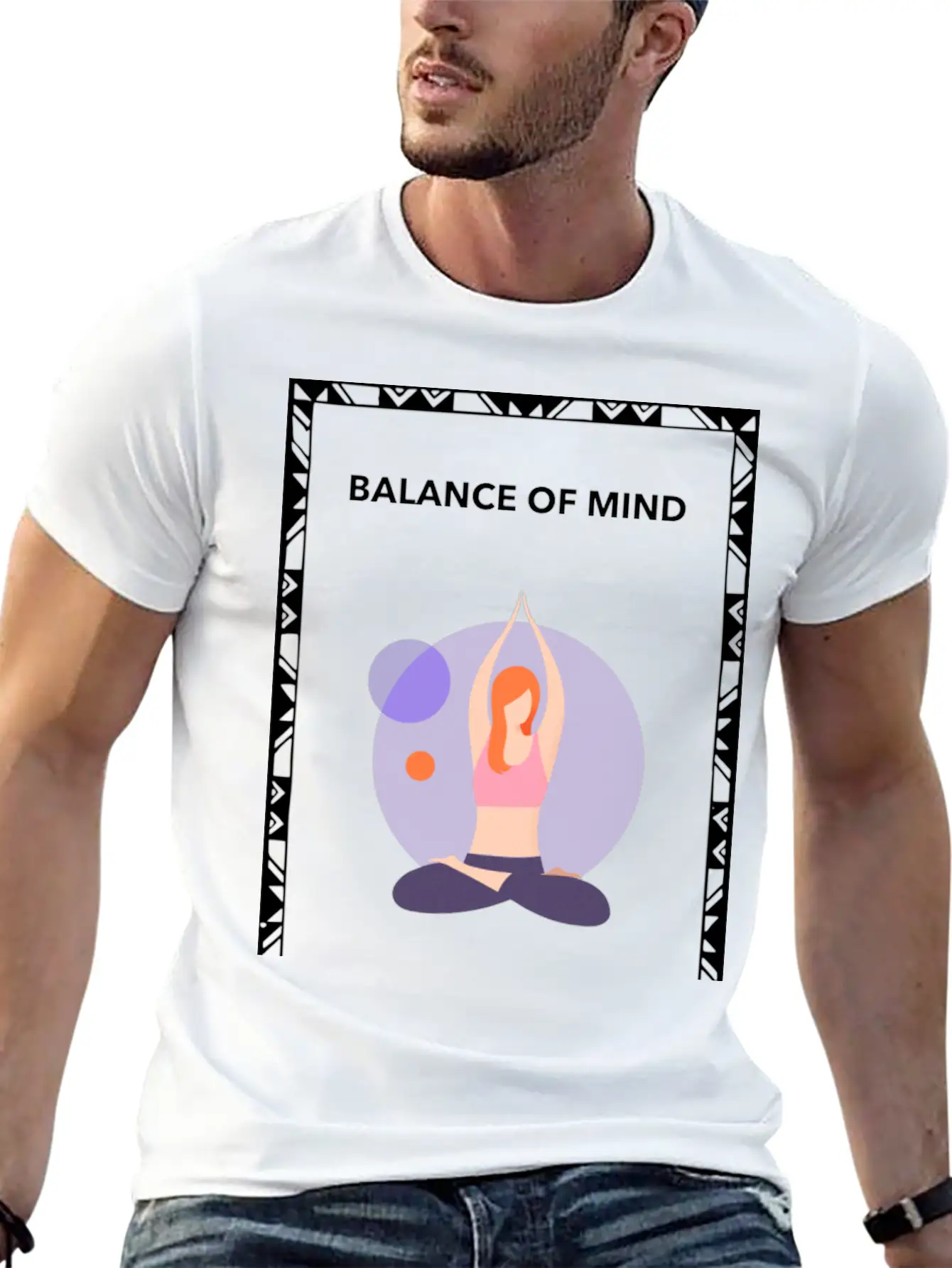BALANCE OF MIND Unisex Casual T-Shirt – Clean Design For Daily Comfort