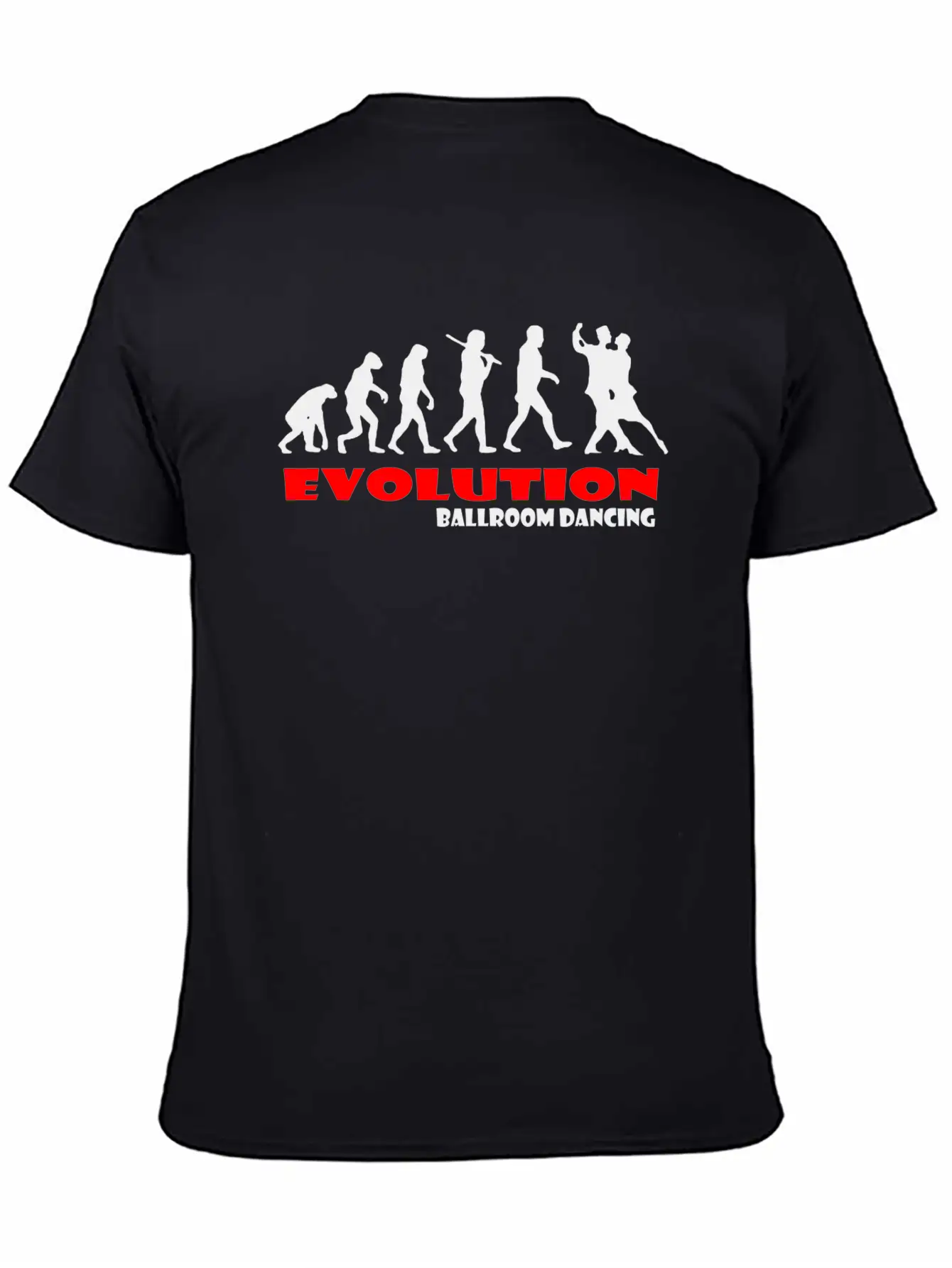 Ballroom Dancing Ape Of Evolution Unisex Casual T-Shirt – Clean Design For Daily Comfort