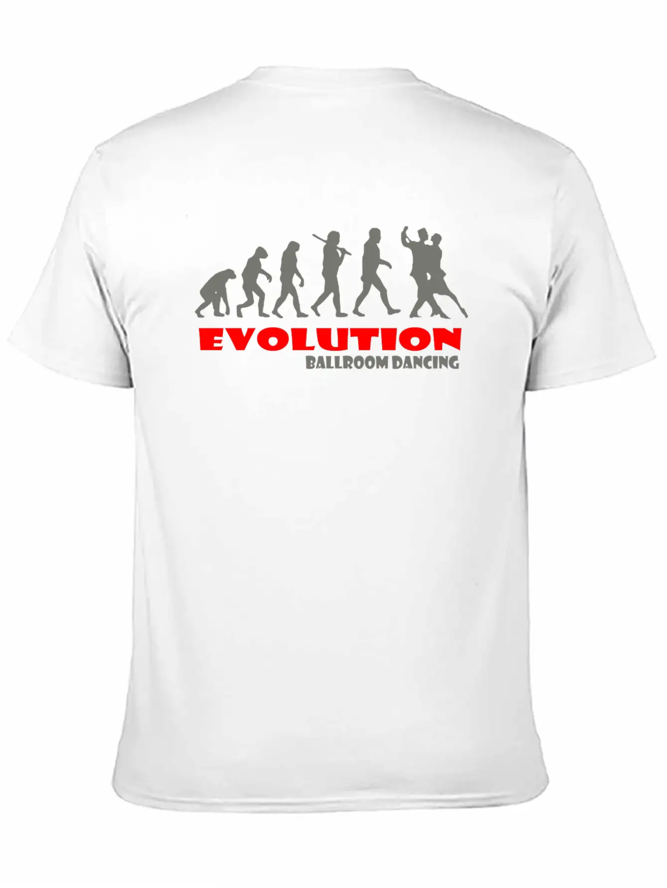 Ballroom Dancing Ape Of Evolution Unisex Casual T-Shirt – Clean Design For Daily Comfort