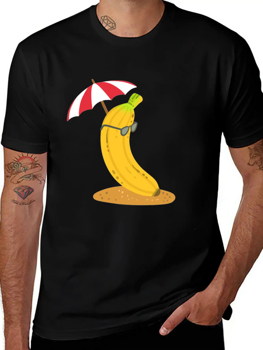 Banana Summer Kawaii Essential Cotton Tee For Daily Outfits – Unisex Style