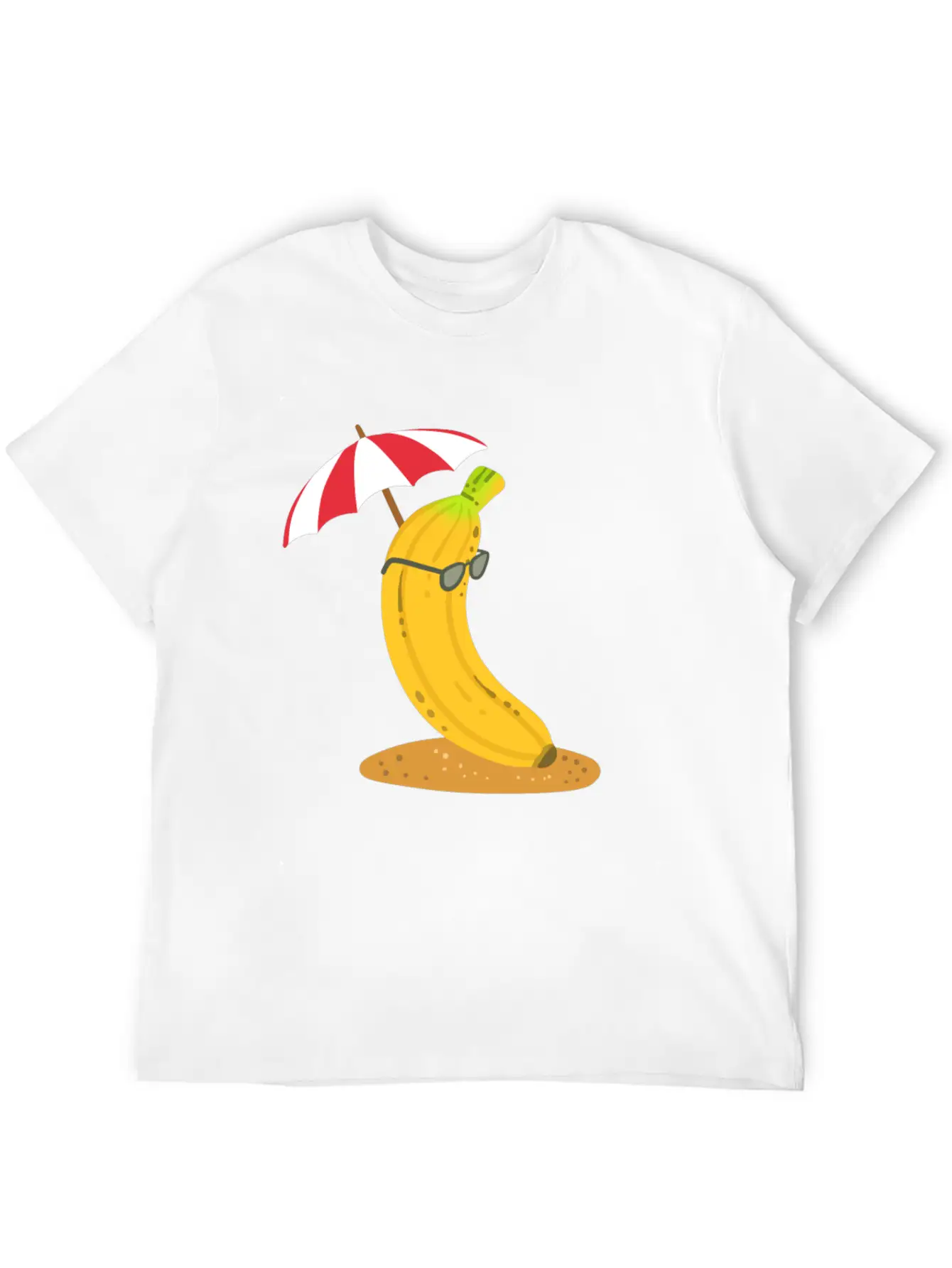 Banana Summer Kawaii Essential Cotton Tee For Daily Outfits – Unisex Style