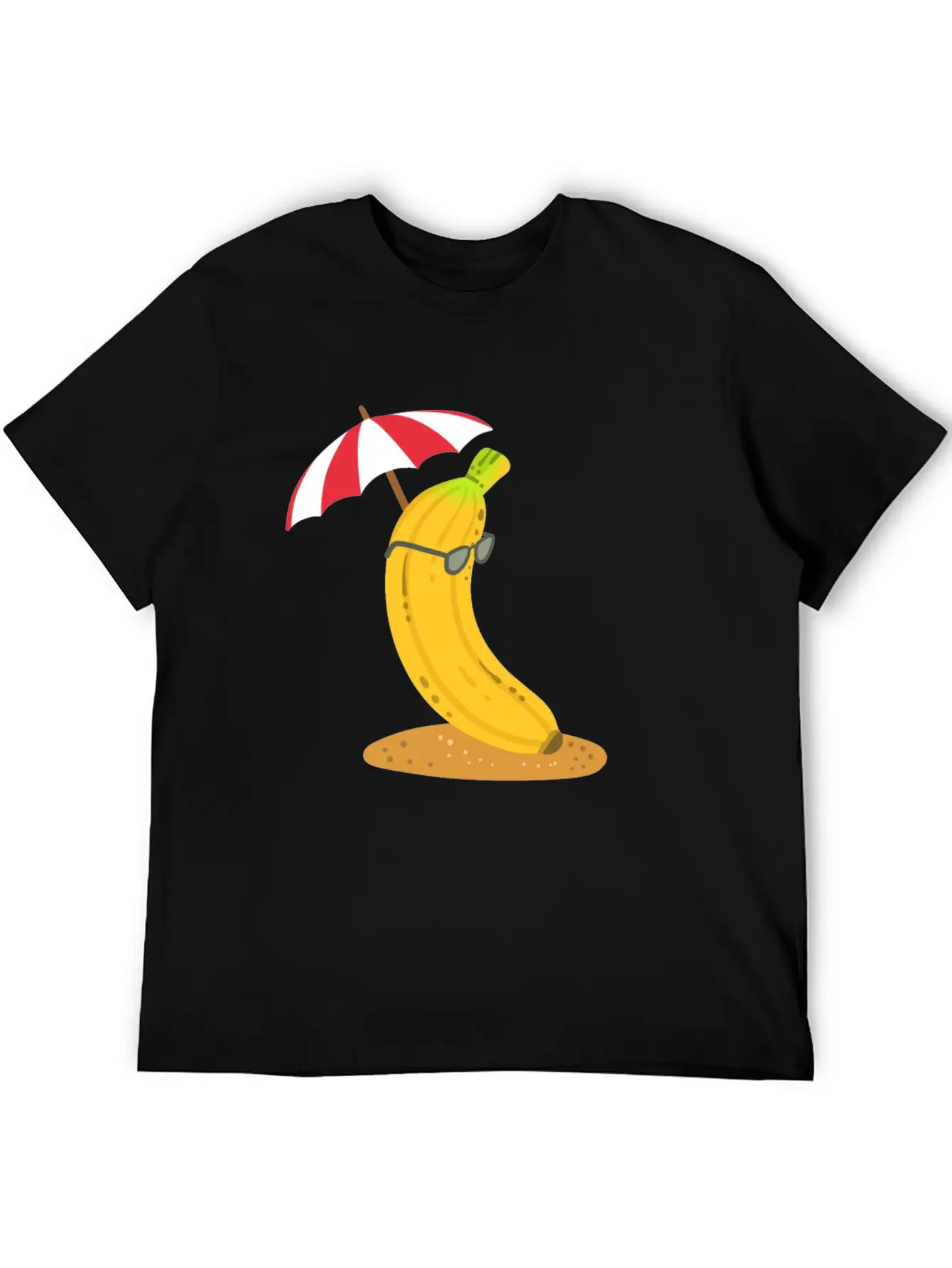Banana Summer Kawaii Essential Cotton Tee For Daily Outfits – Unisex Style