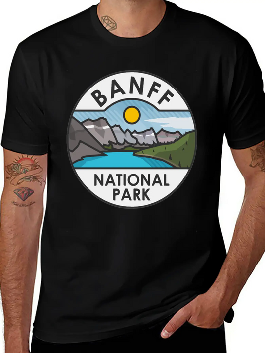 Banff National Park Basic Graphic T-Shirt – Daily Comfort In Soft Cotton