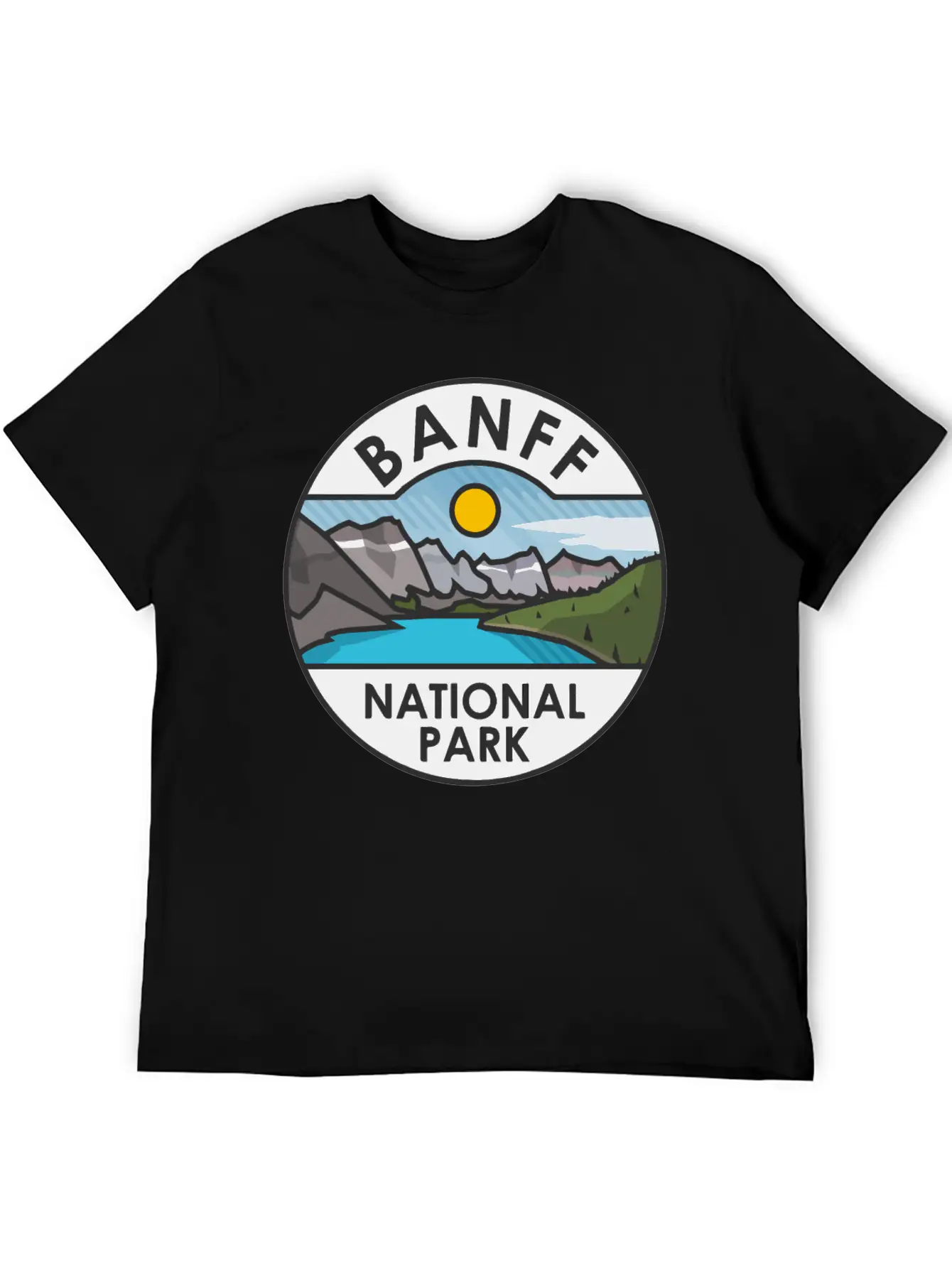 Banff National Park Basic Graphic T-Shirt – Daily Comfort In Soft Cotton