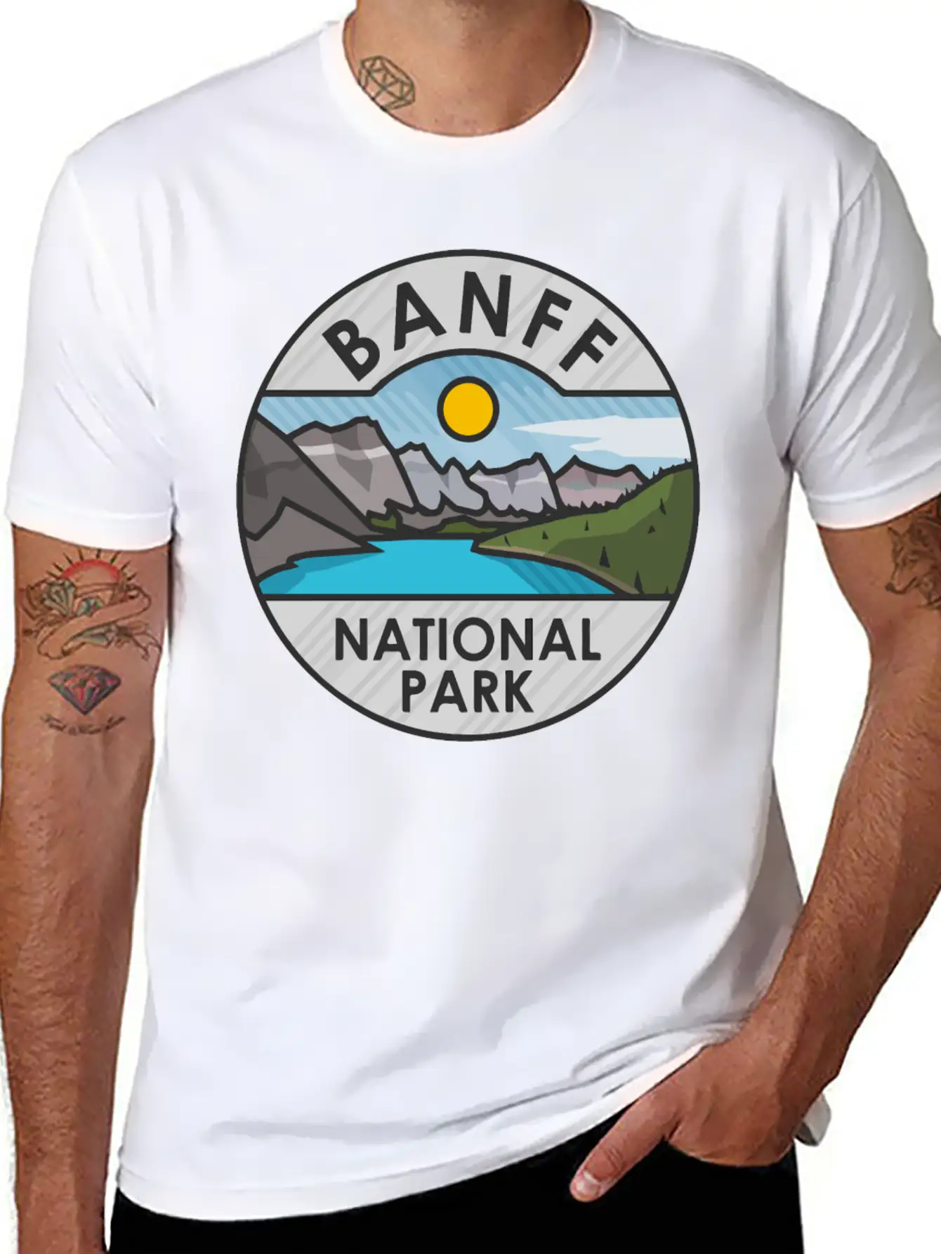 Banff National Park Basic Graphic T-Shirt – Daily Comfort In Soft Cotton