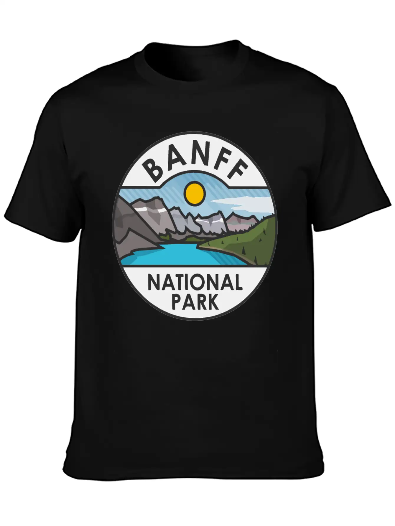 Banff National Park Basic Graphic T-Shirt – Daily Comfort In Soft Cotton