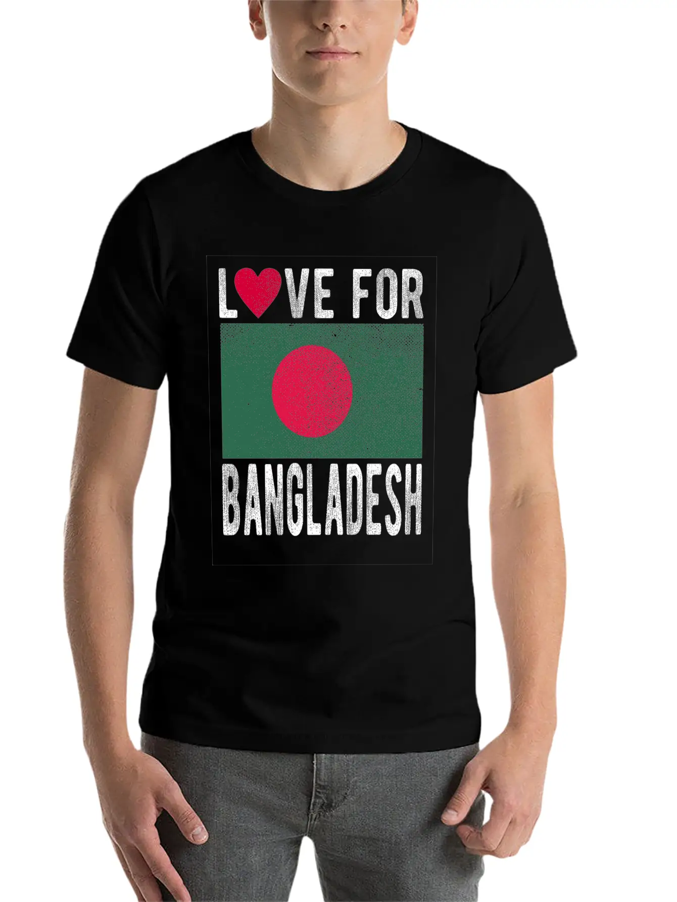 Bangladesh Flag Souvenir Unisex Casual T-Shirt – Clean Design For Daily Comfort