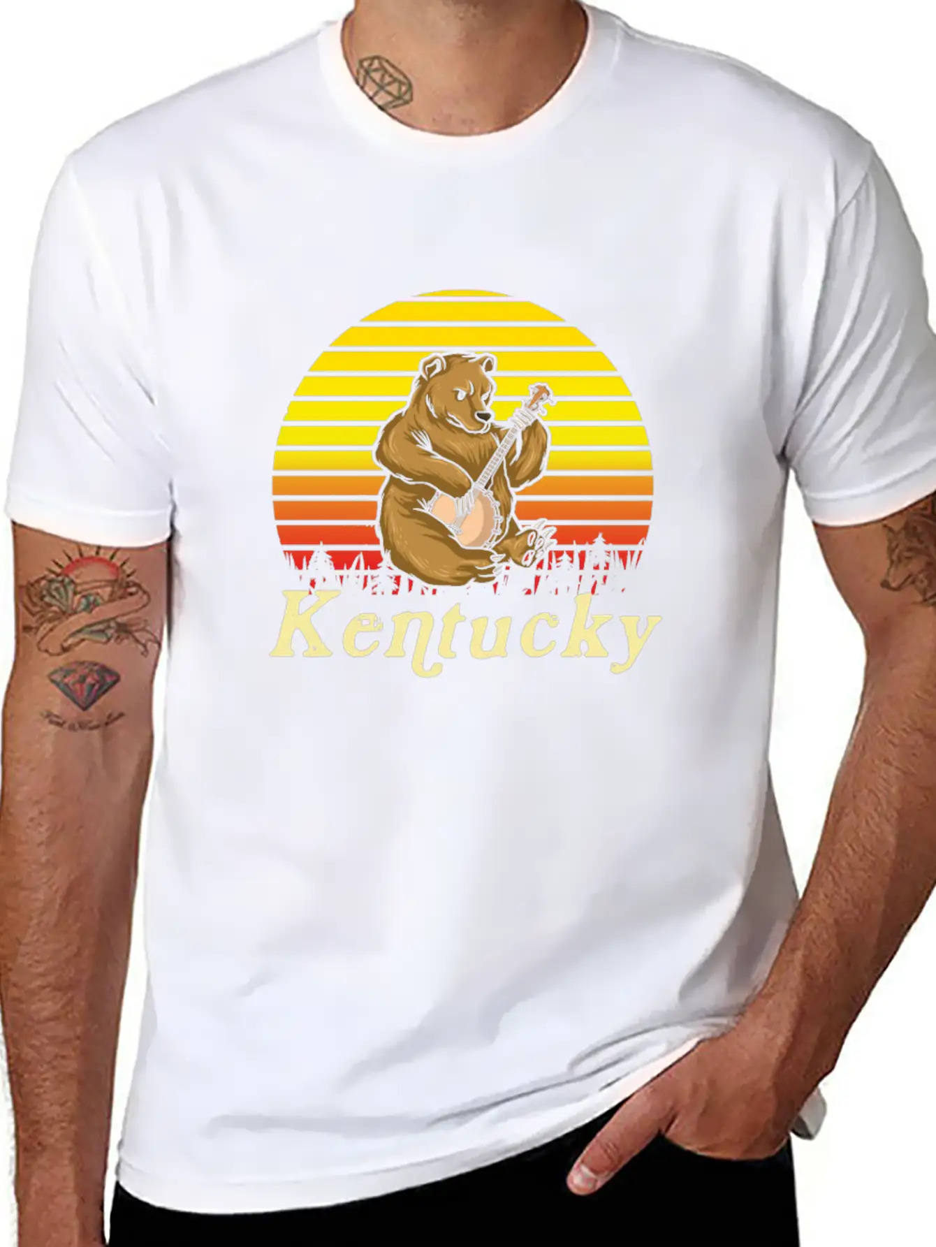 Banjo Shirts For Men Bluegrass Appalachia Folk Modern Fit Casual T-Shirt – Clean And Versatile Design