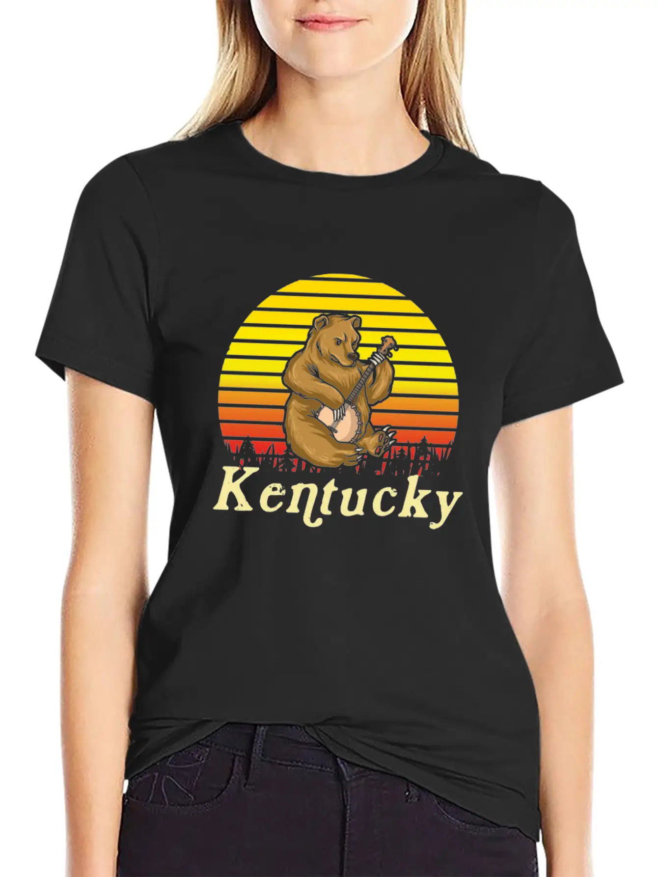 Banjo Shirts For Men Bluegrass Appalachia Folk Modern Fit Casual T-Shirt – Clean And Versatile Design