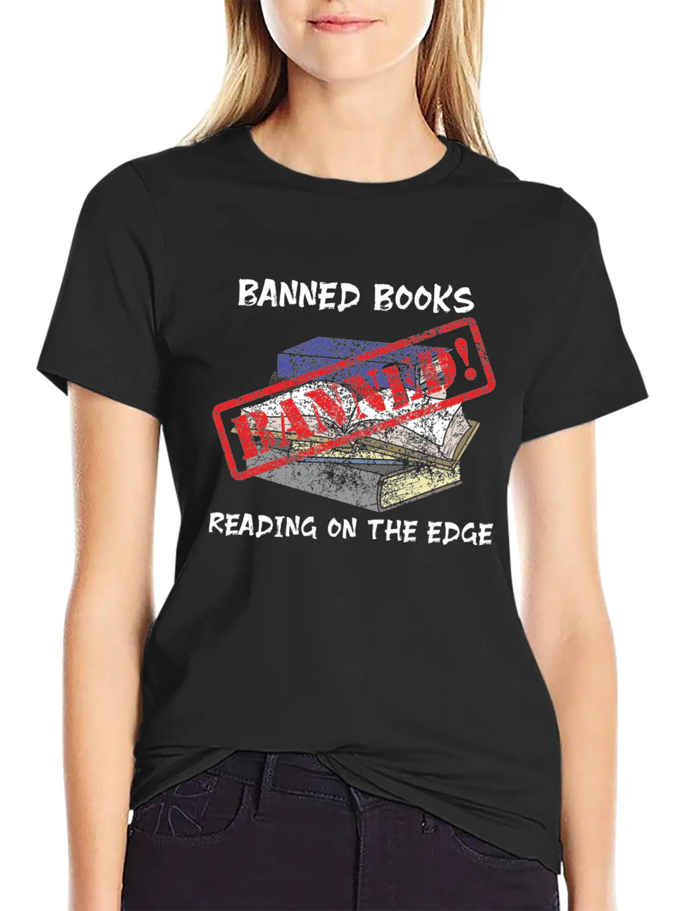 Banned Books Read Banned Reading Banned Books Modern Fit Casual T-Shirt – Clean And Versatile Design