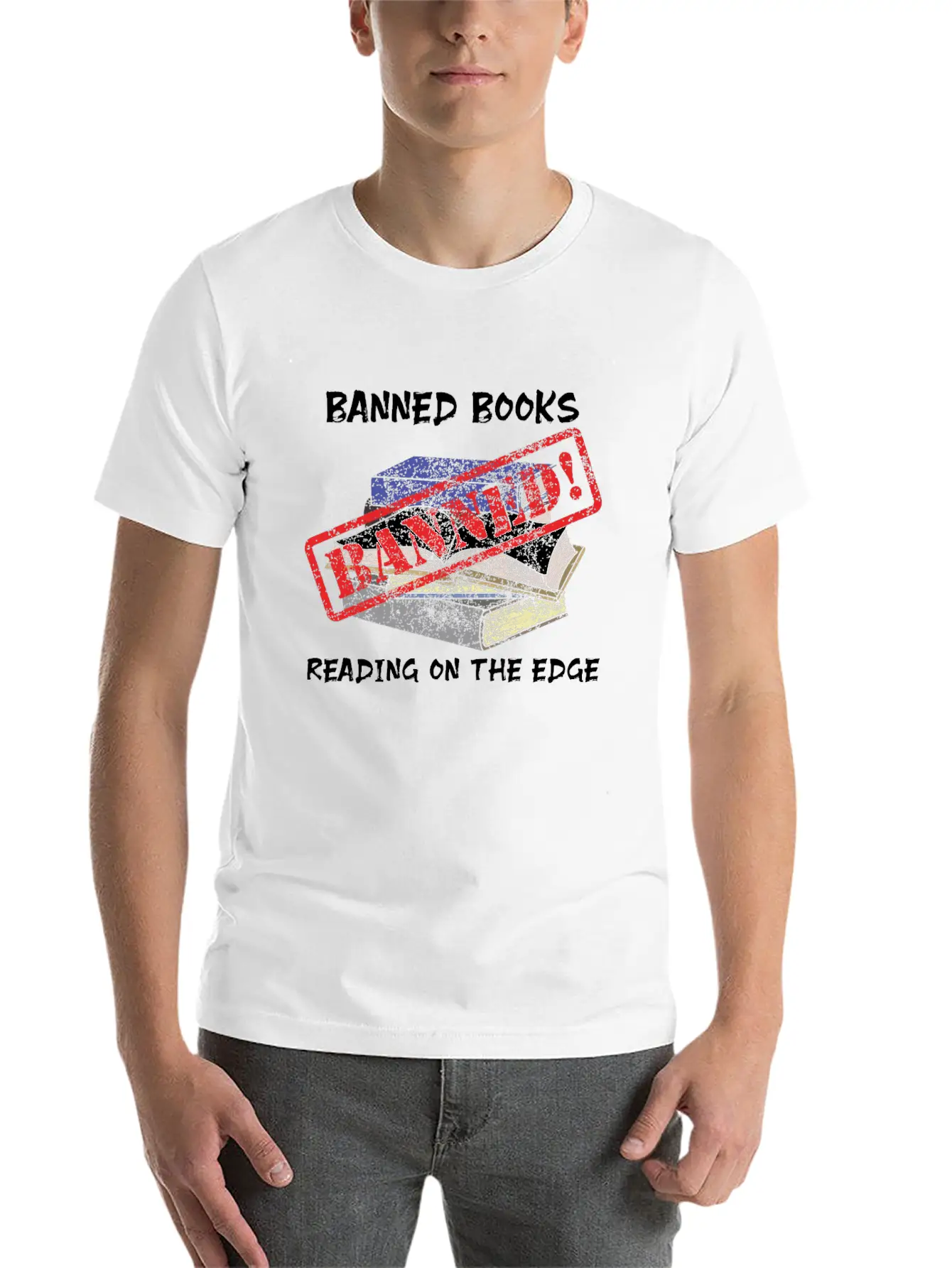 Banned Books Read Banned Reading Banned Books Modern Fit Casual T-Shirt – Clean And Versatile Design